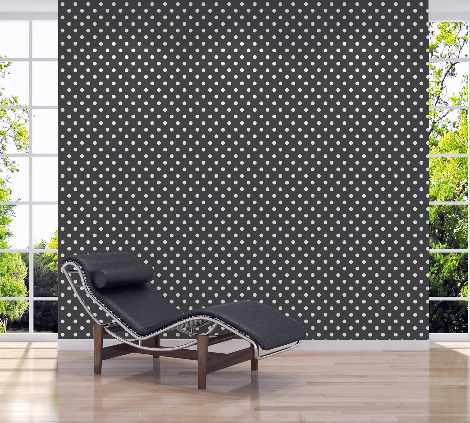 Thomas Vliestapete Dots schwarz/weiss TLT009 - 363364