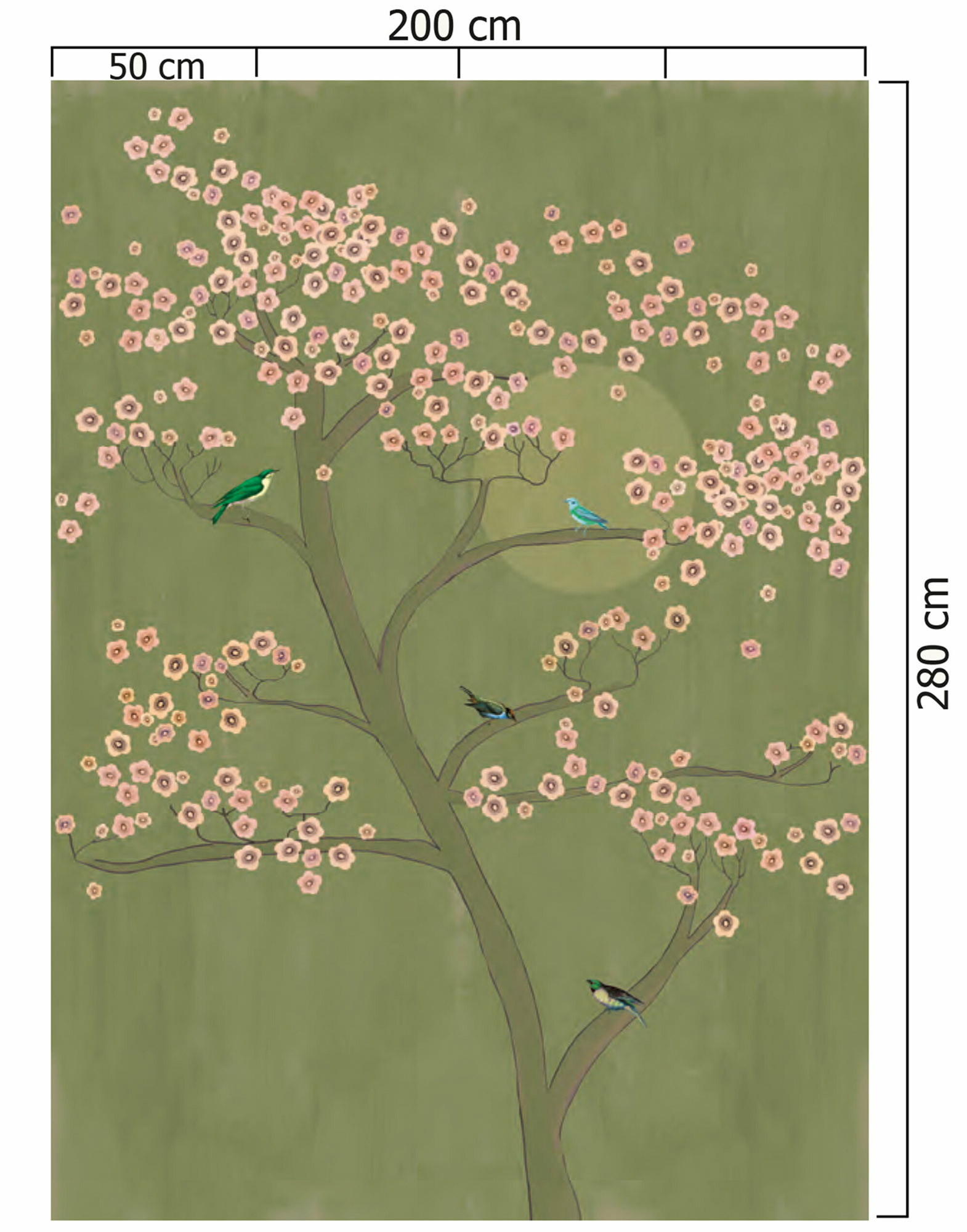 Rasch Fototapete Magic Walls Baum Blüten Japan 542110