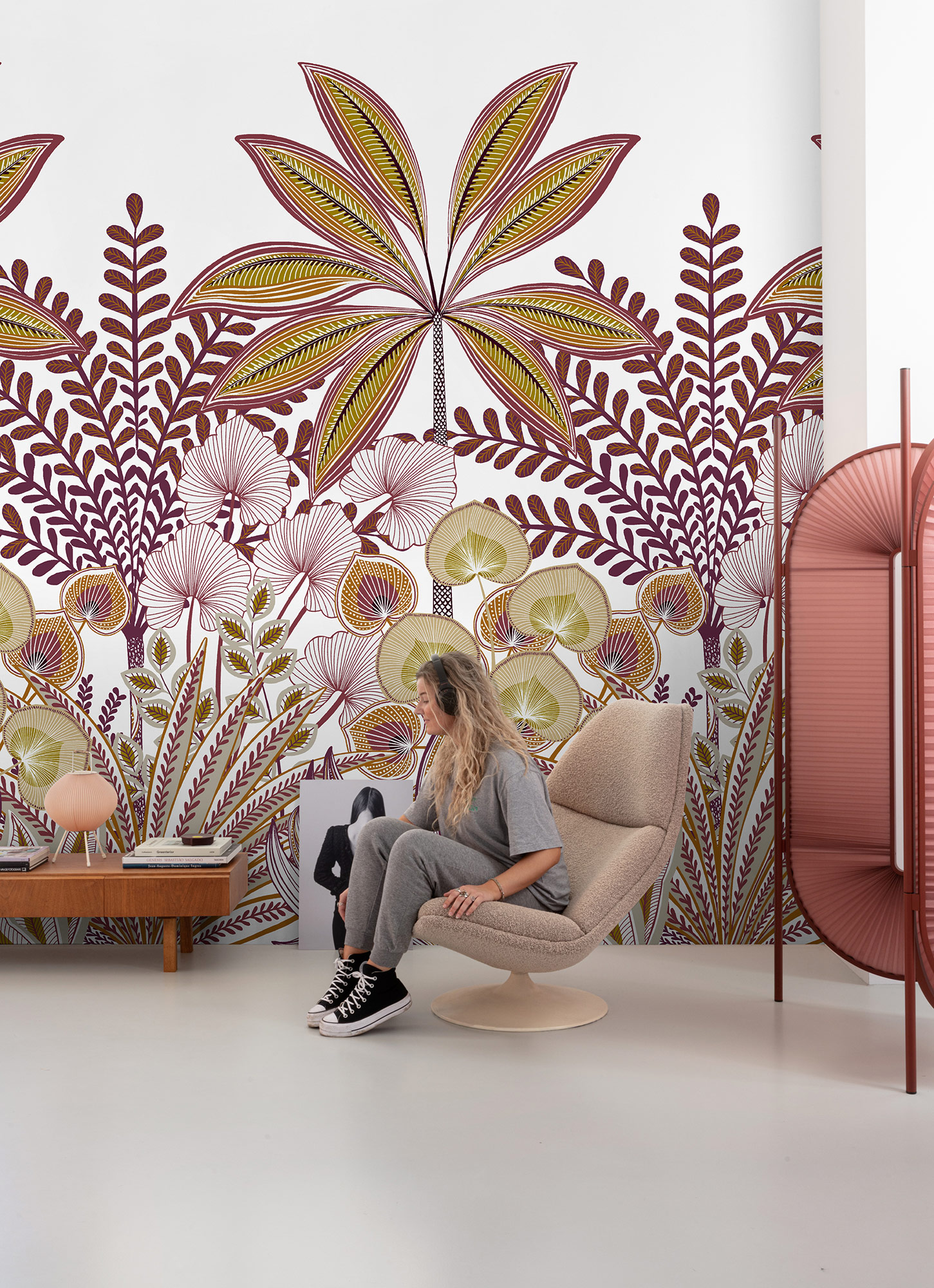 Grandeco Wandbild Eine Rolle ein Motiv 2 Pflanzen A67701