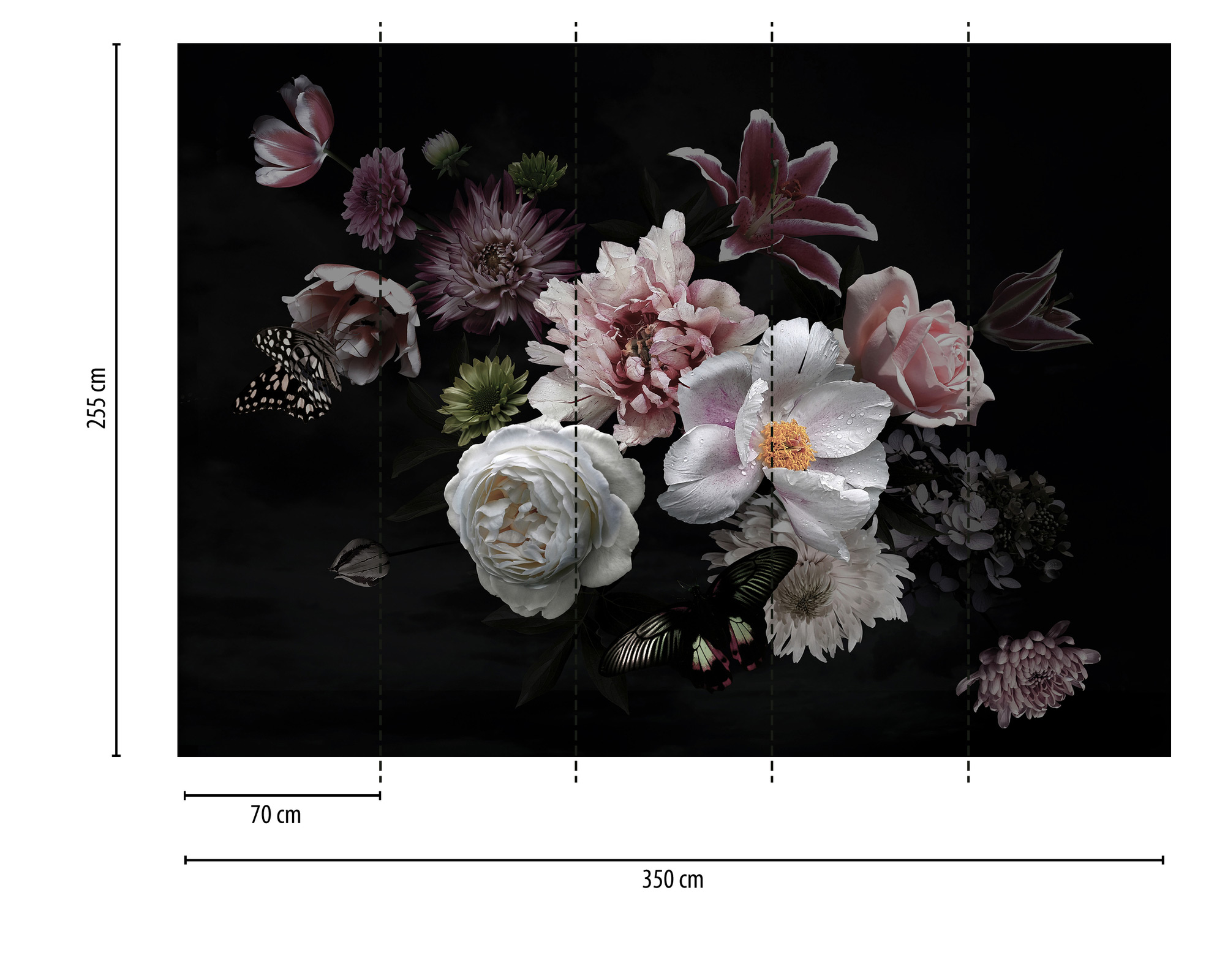 AS Fototapete Designwalls 2 Blumen Floral DD123458