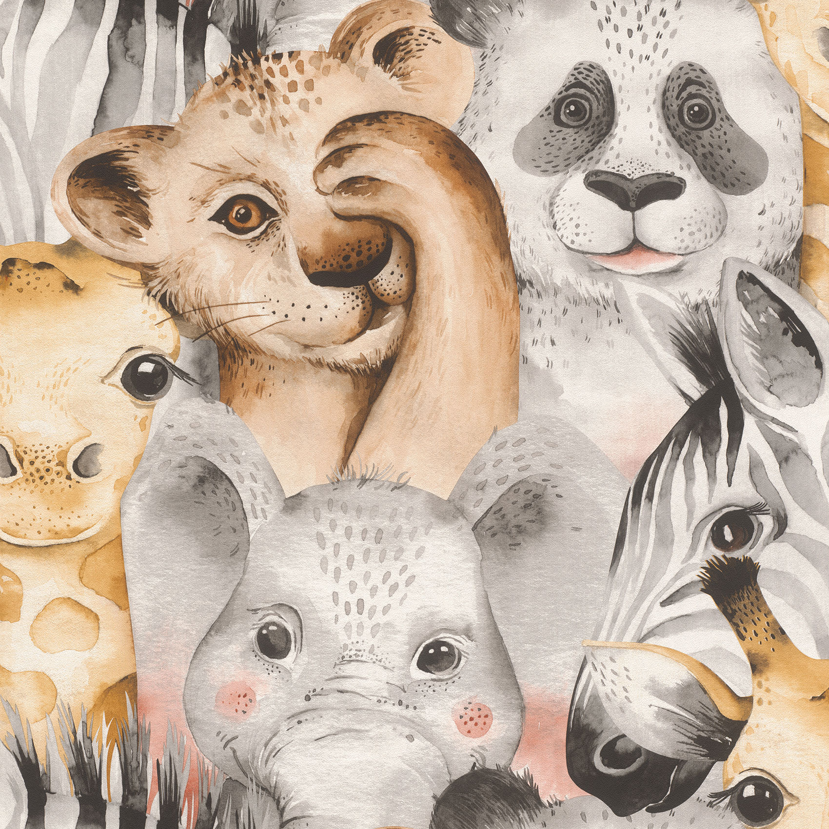 Rasch Vliestapete Bambino XIX Tiere Elefant 252521