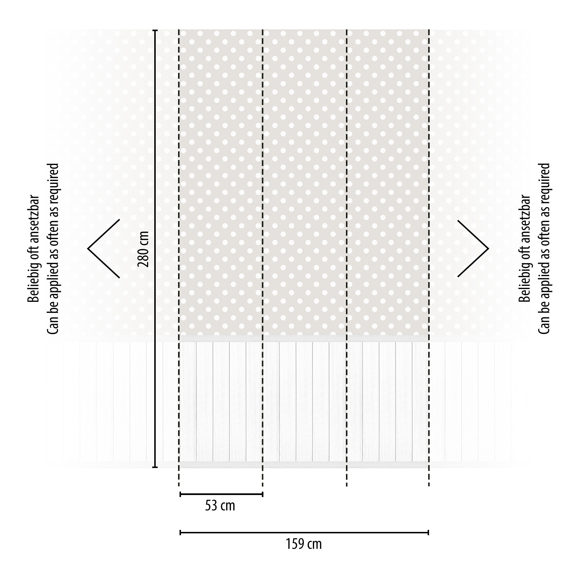 AS Vliestapete Wallpanel grau Punkte 398062