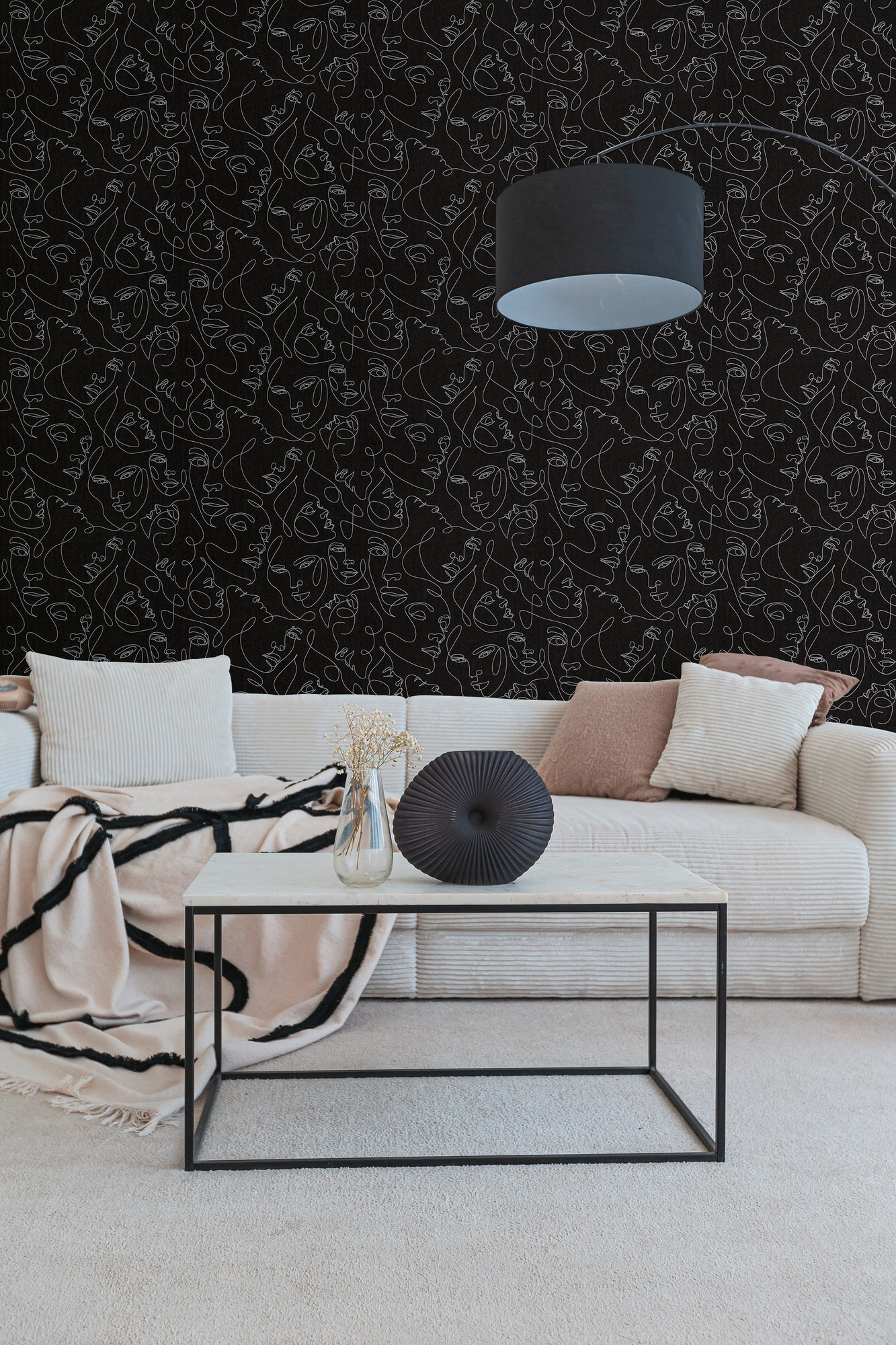 AS Vliestapete PintWalls 3 Modern Schwarz 791723