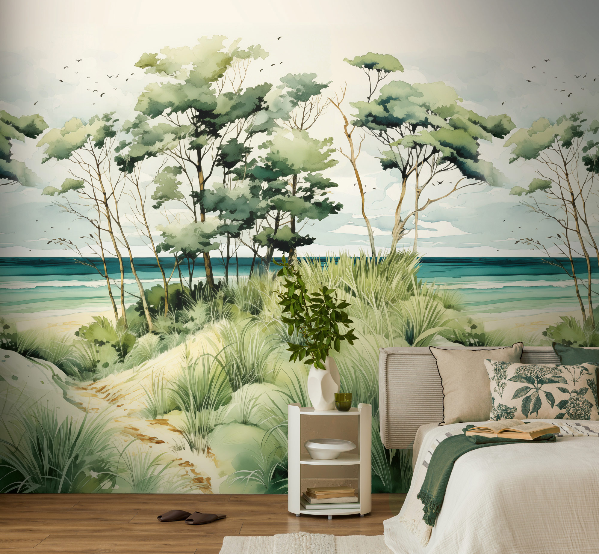 AS Fototapete The Wall 4 Landschaft Blau 781231