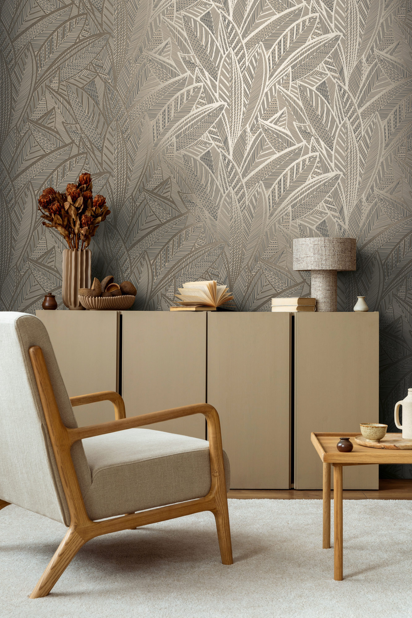 AS Vliestapete French Affair Floral Metallic 399332