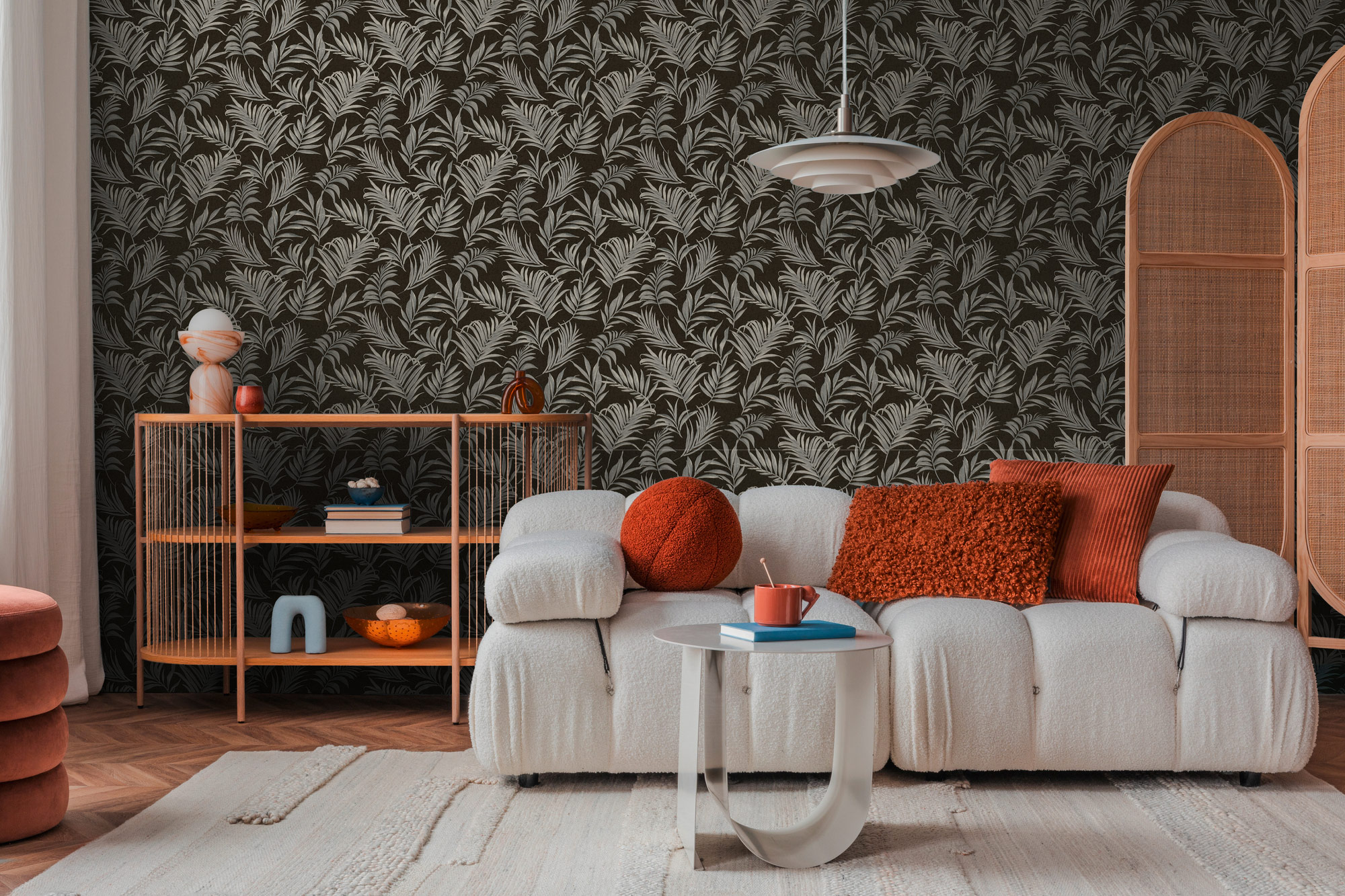 AS Vliestapete CosmoLiving Dschungel Schwarz 791087