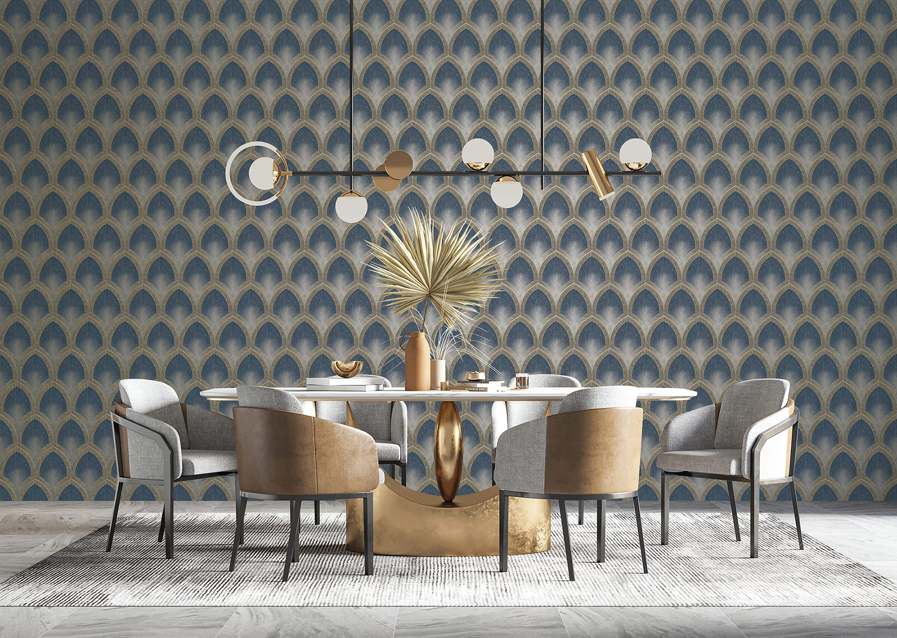 Essener Vliestapete Special FX 2 blau G68083