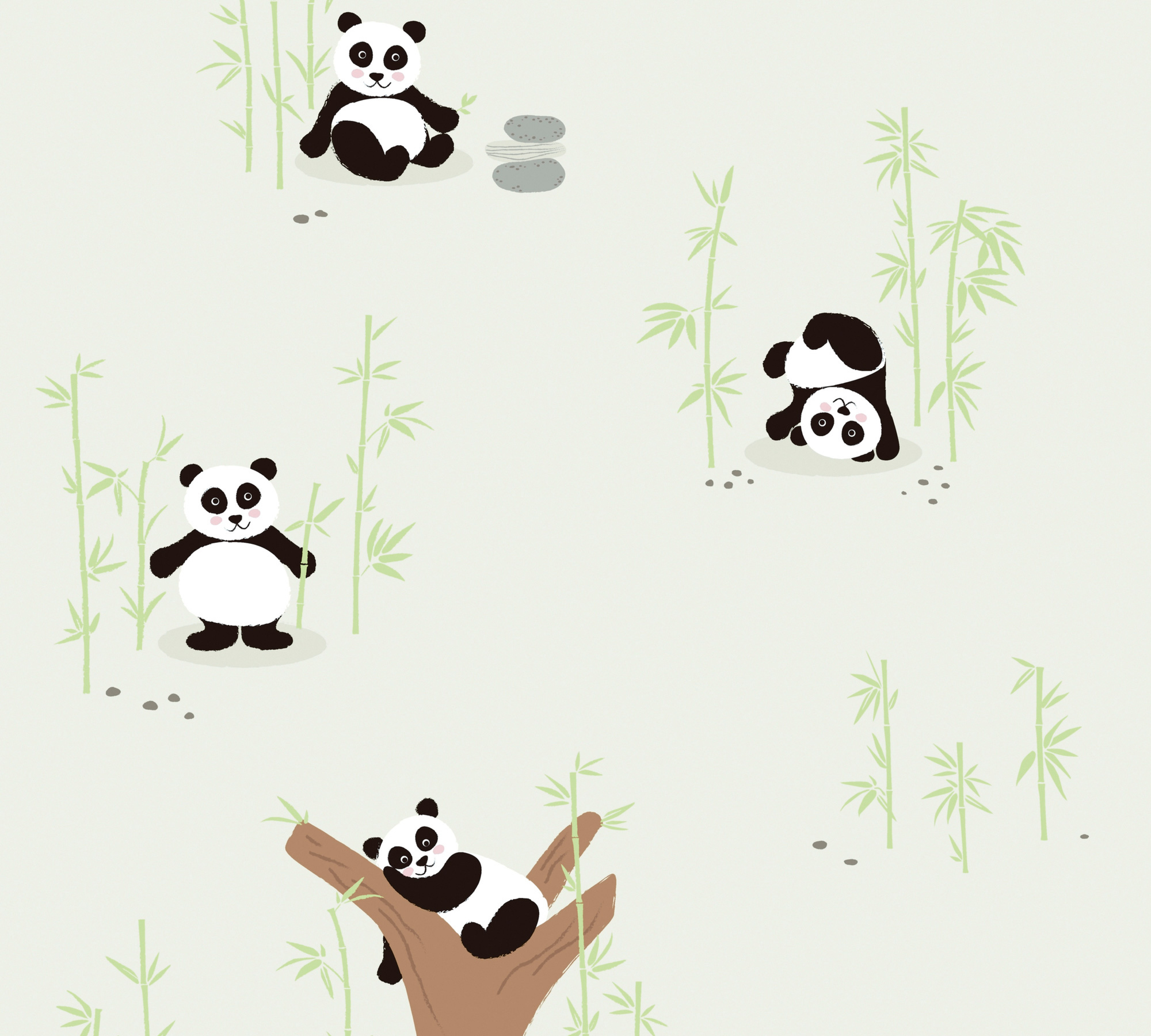 AS Vliestapete Little Love Tapete mit Tieren Pandas 381421 AS Vliestapete Little Love Tapete mit Tieren Pandas 381421