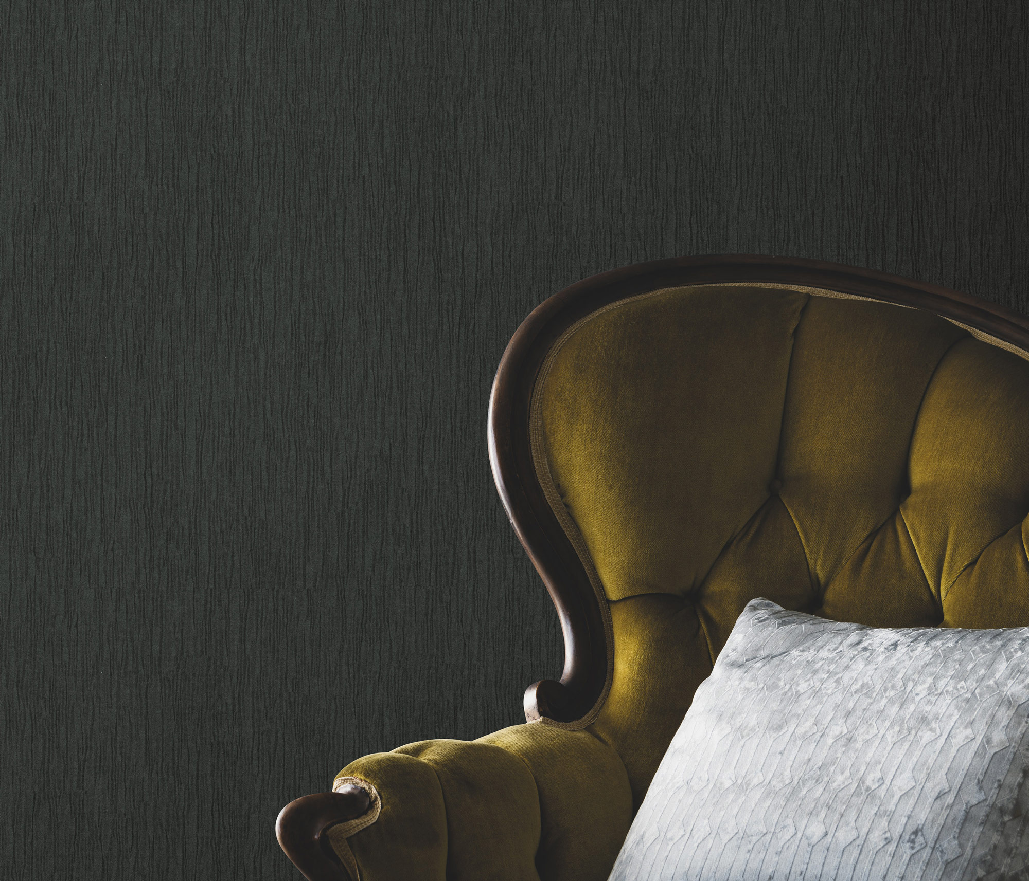 Erismann Vliestapete Versailles Unitapete schwarz 1035115