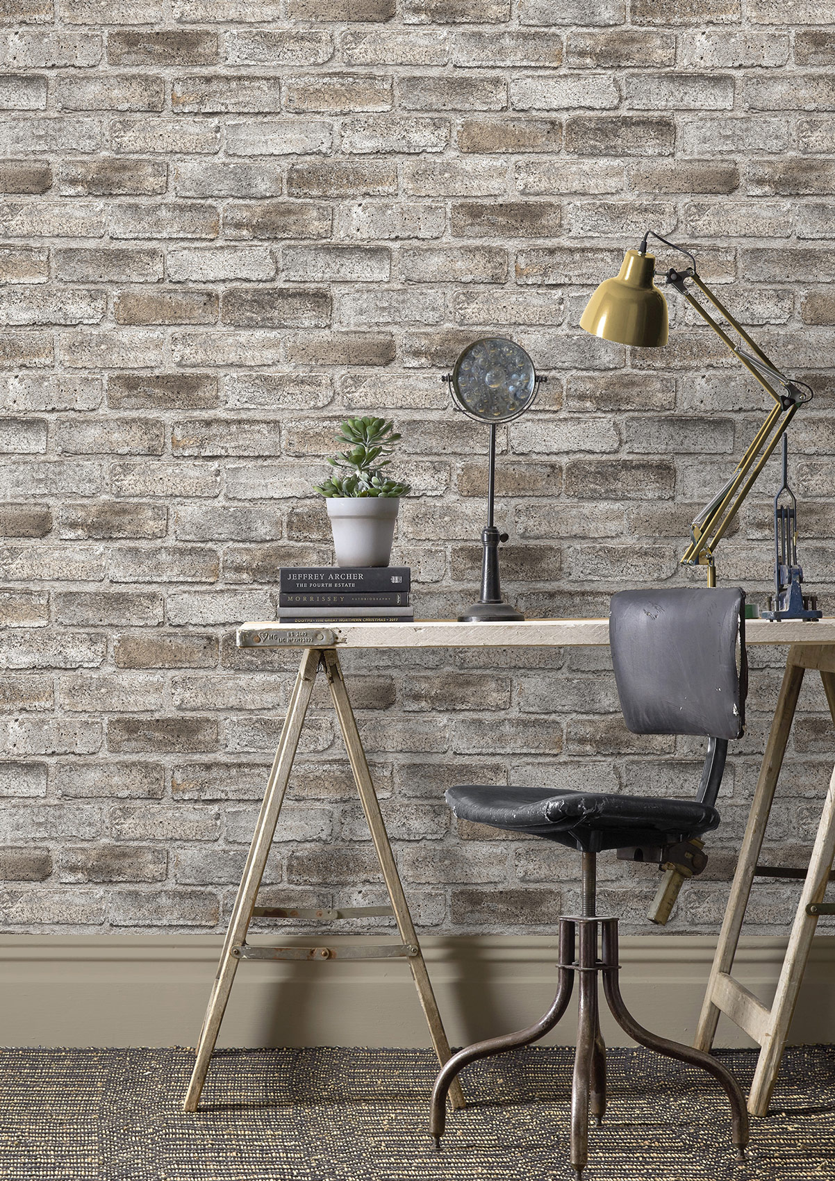 Rasch Vliestapete Symphony Grau-Steingrau 869002