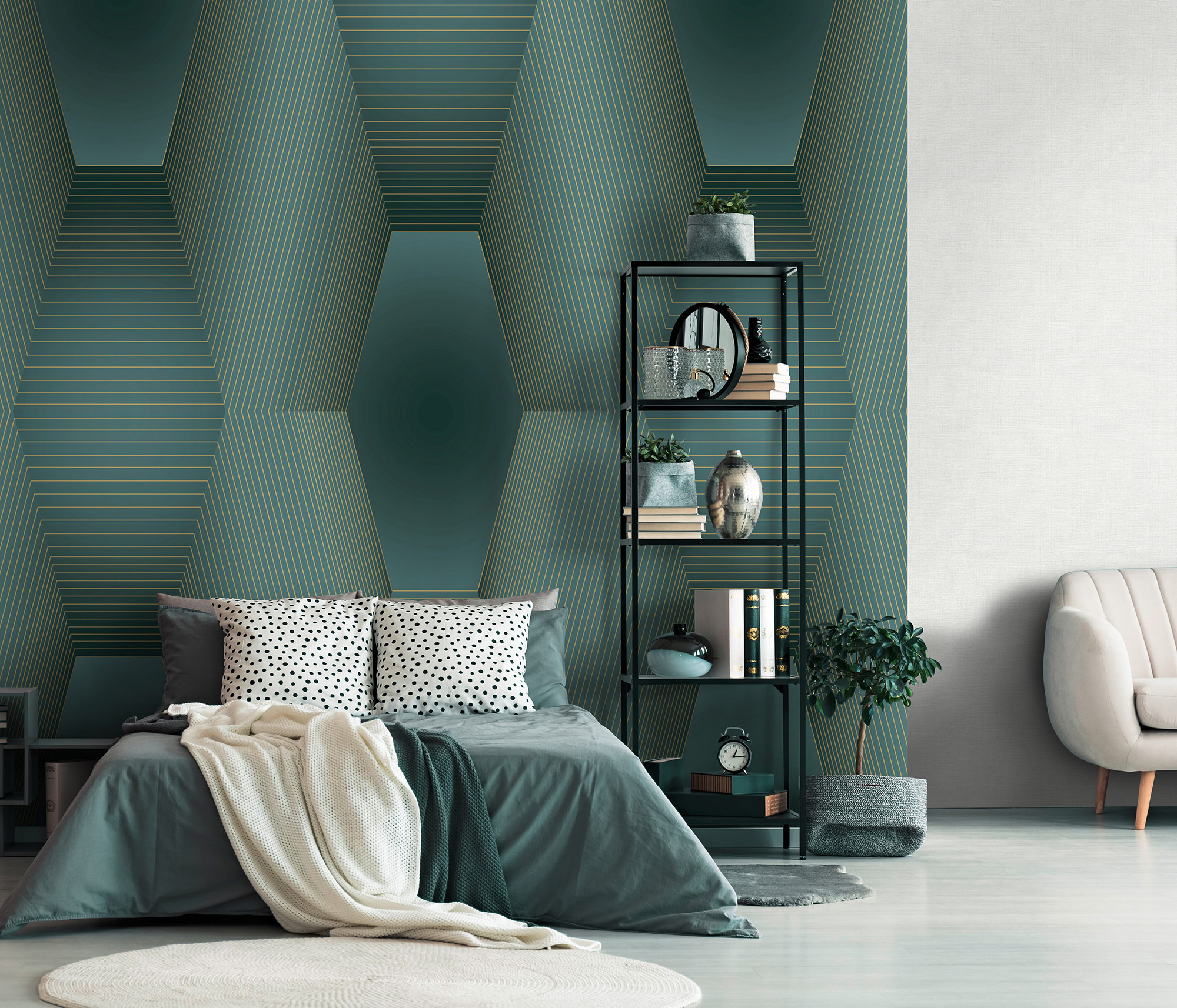 Erismann Fototapete GMK Art Edition Orion blau 224725