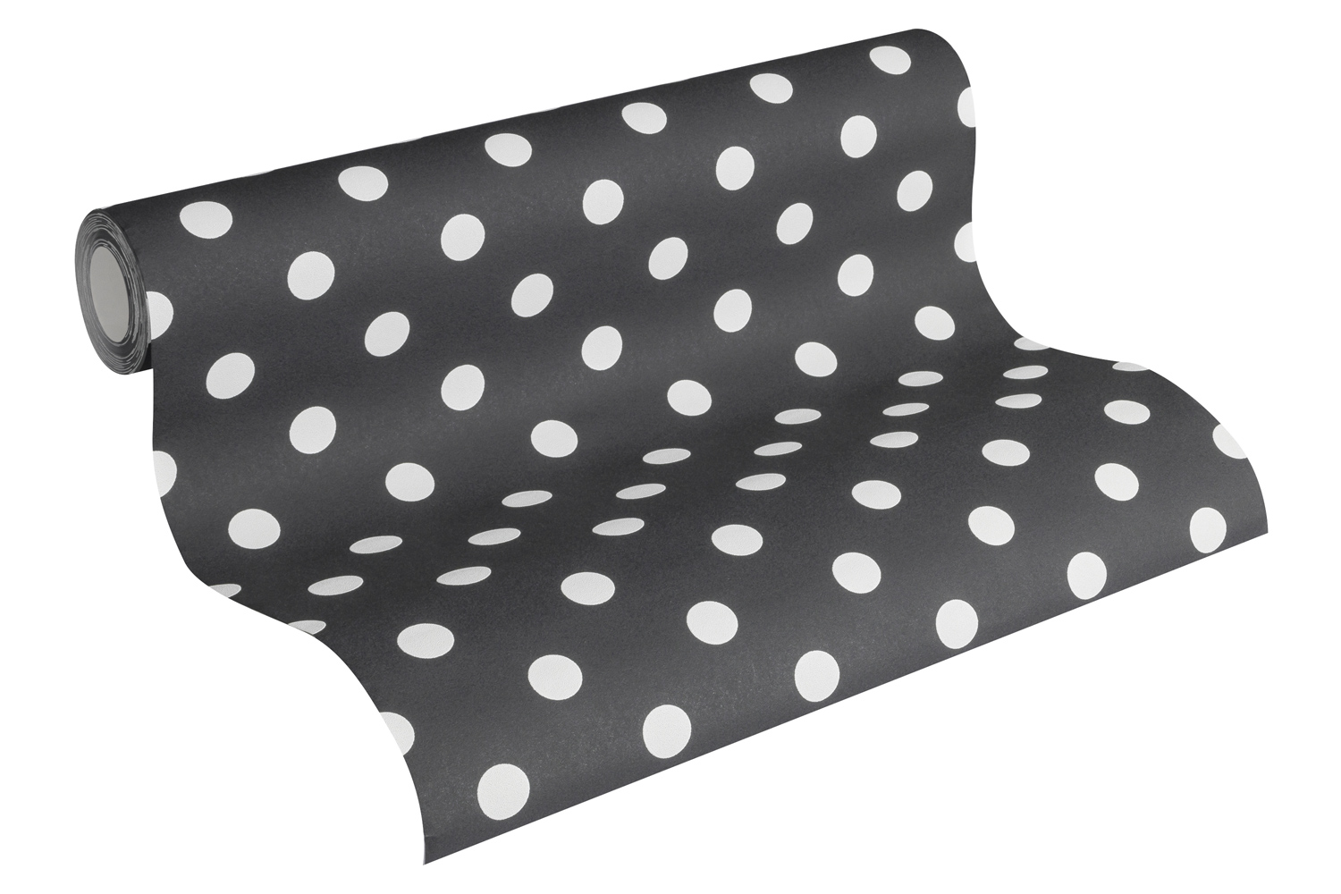 Thomas Vliestapete Dots schwarz/weiss TLT009 - 363364