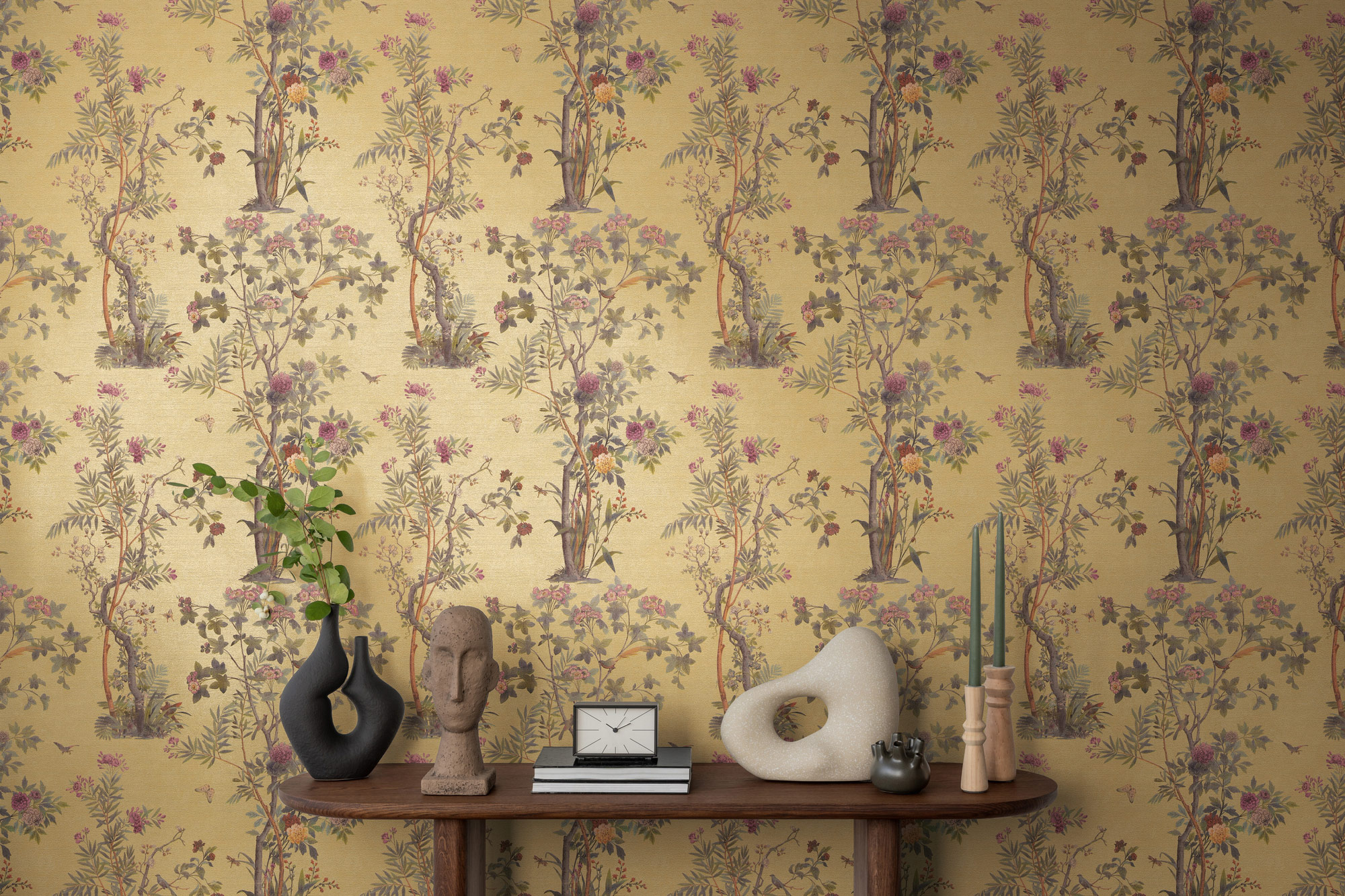 AS Vliestapete History of Art 2 Floral Grün 790432