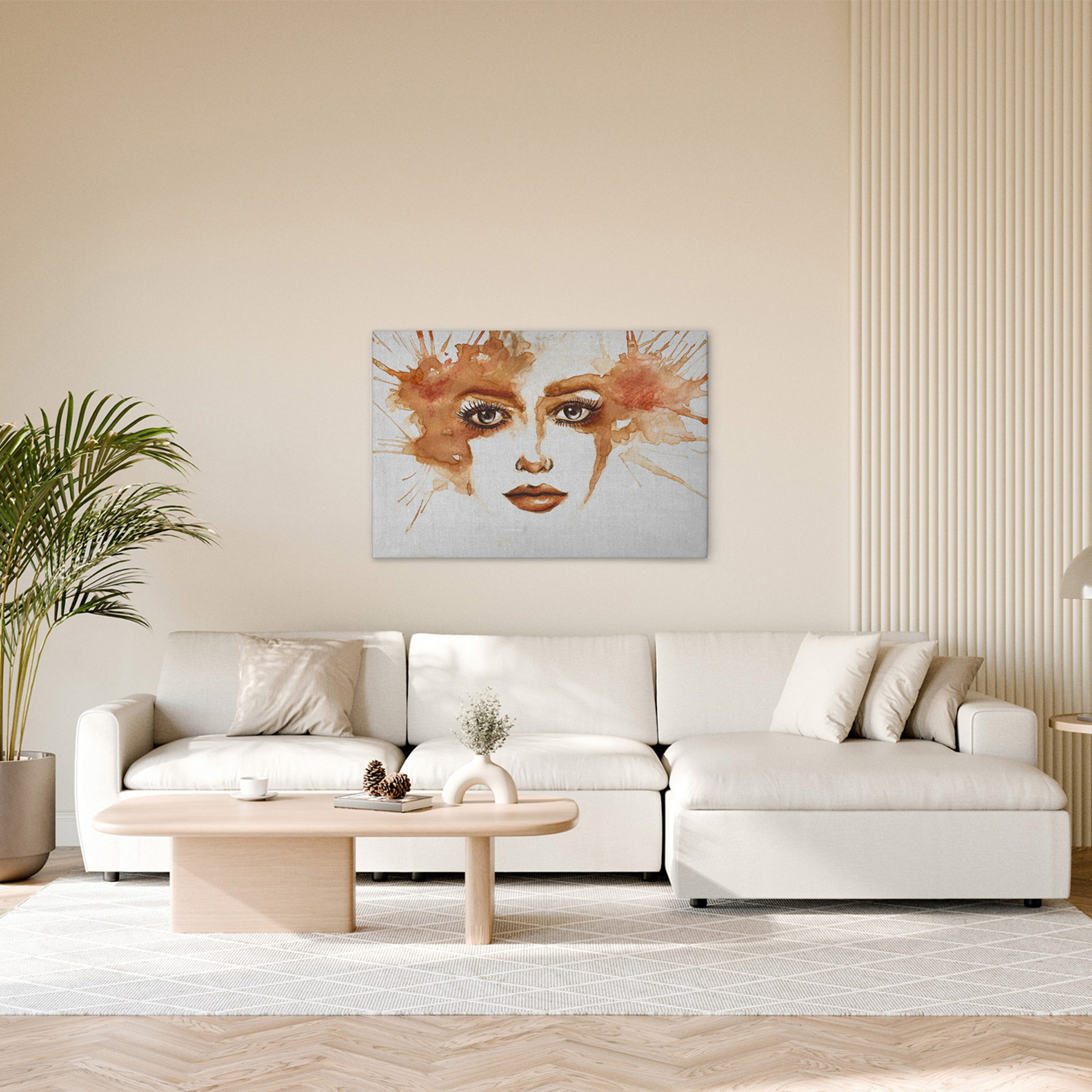 AS Leinwandbild Watercolor Face 1 DD132358