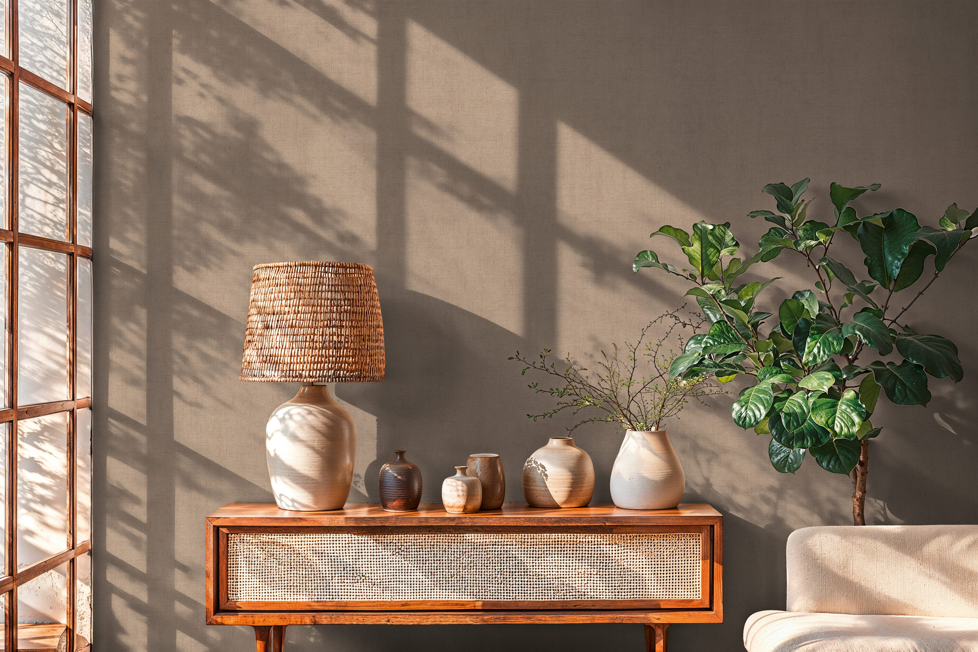 AS Vliestapete PintWalls 3 Unitapete Braun 791652