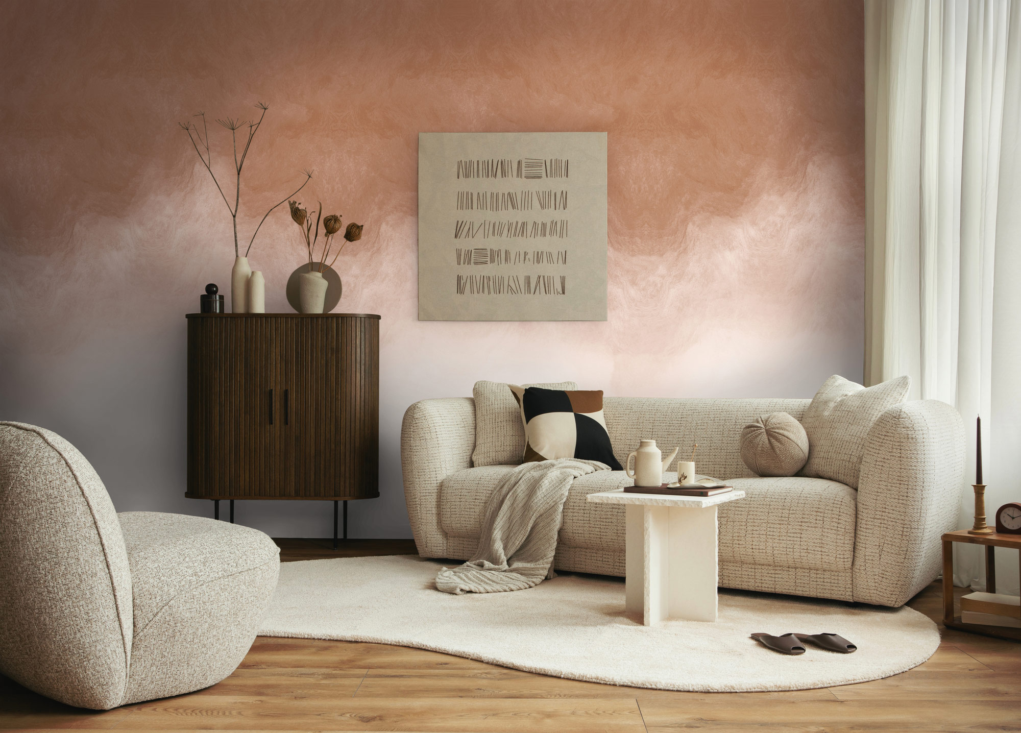 AS Fototapete MS Vibes & Styles Farbverlauf Braun 792164
