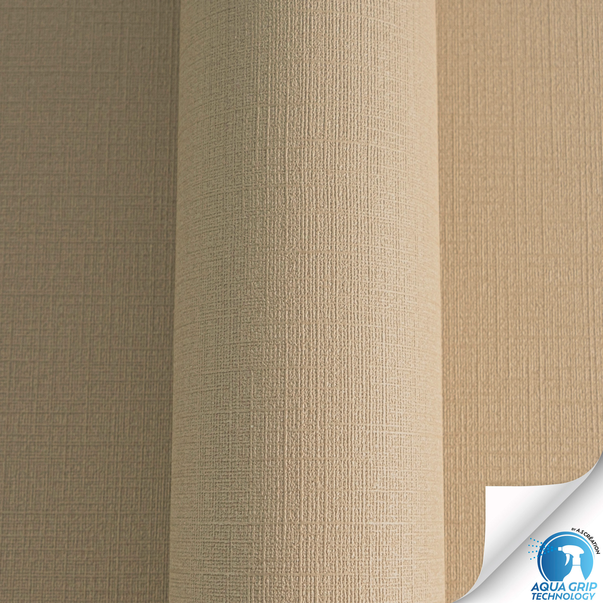 AS Vliestapete WOW Designdrop Unitapete Braun 785754