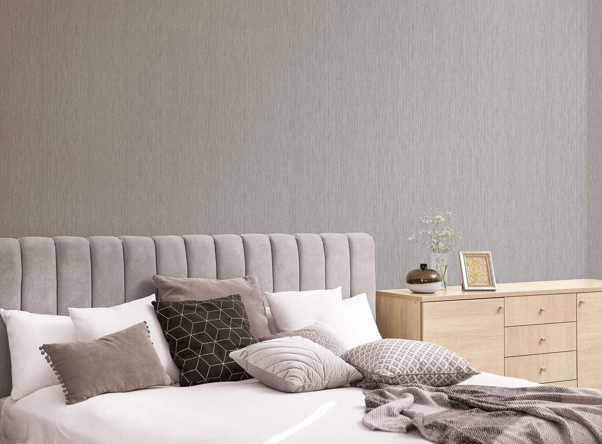 Essener Vliestapete Special FX 2 Silbergrau G67681