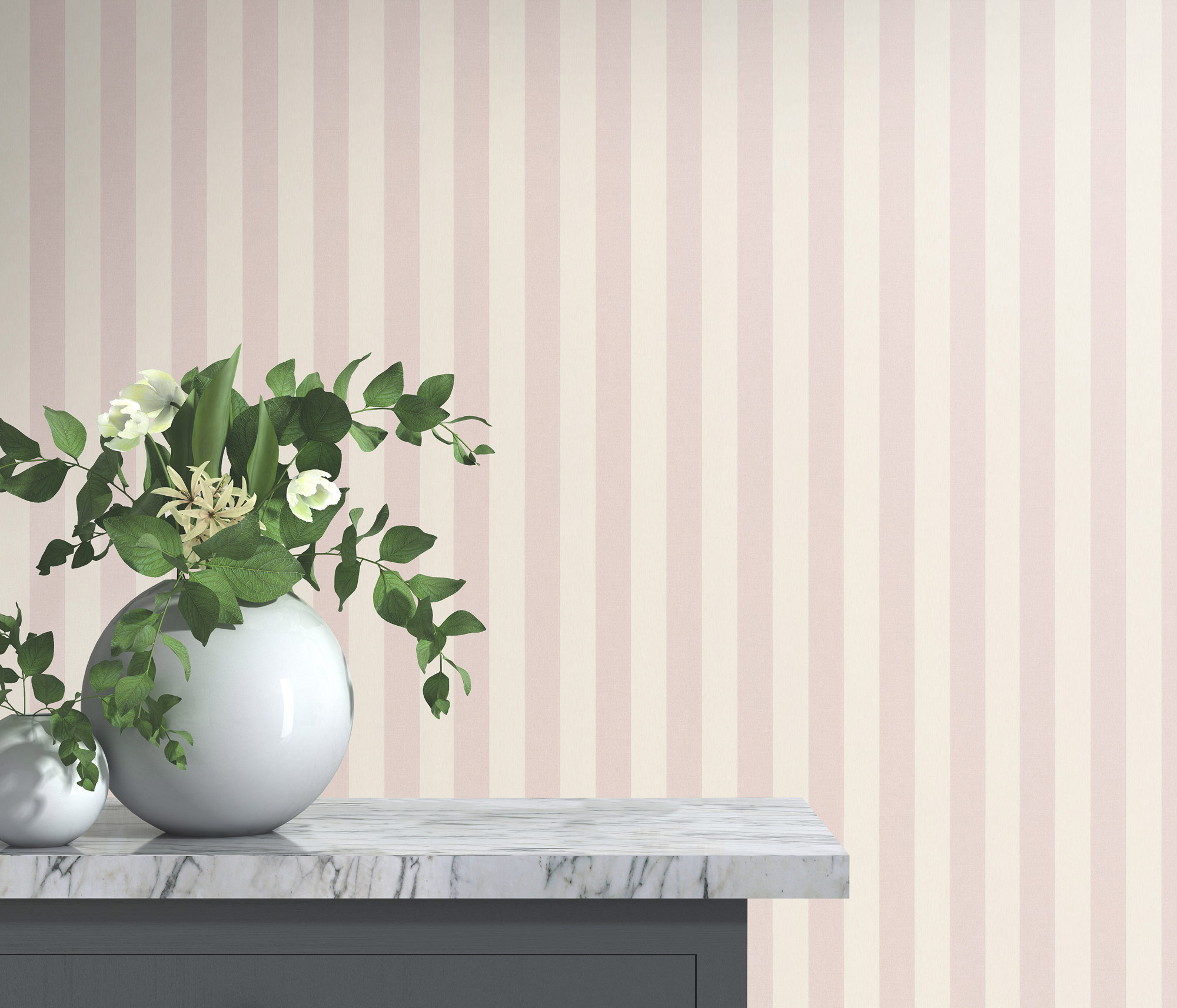 Erismann Vliestapete Versailles Streifen rose 1029005