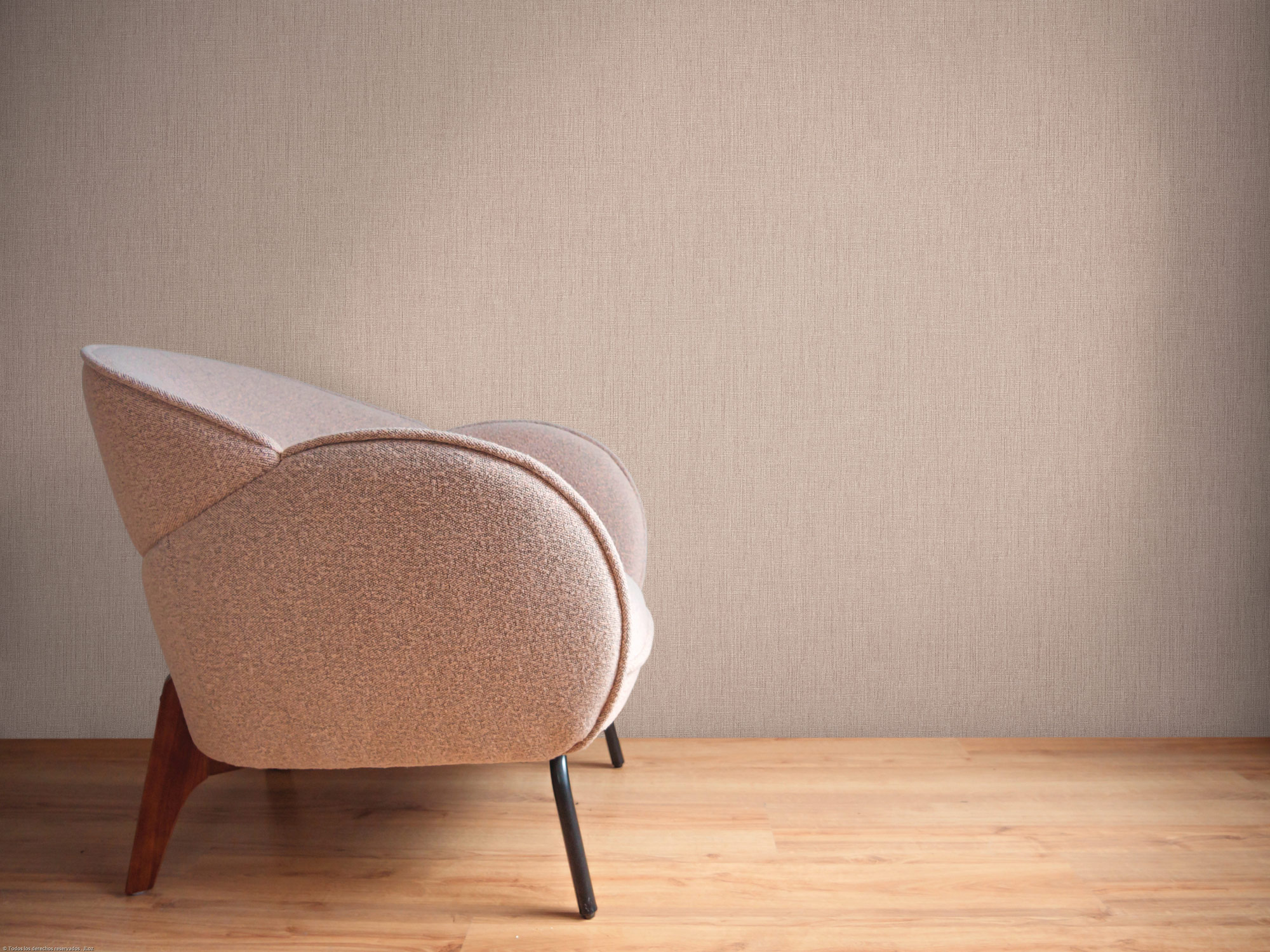 Livingwalls Vliestapete Stories of Life Uni Braun 396516