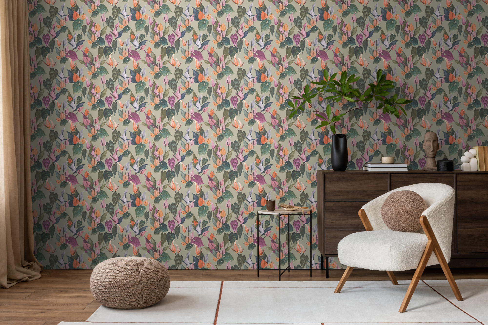 AS Vliestapete Anna d'Andrea Floral Bunt 782102