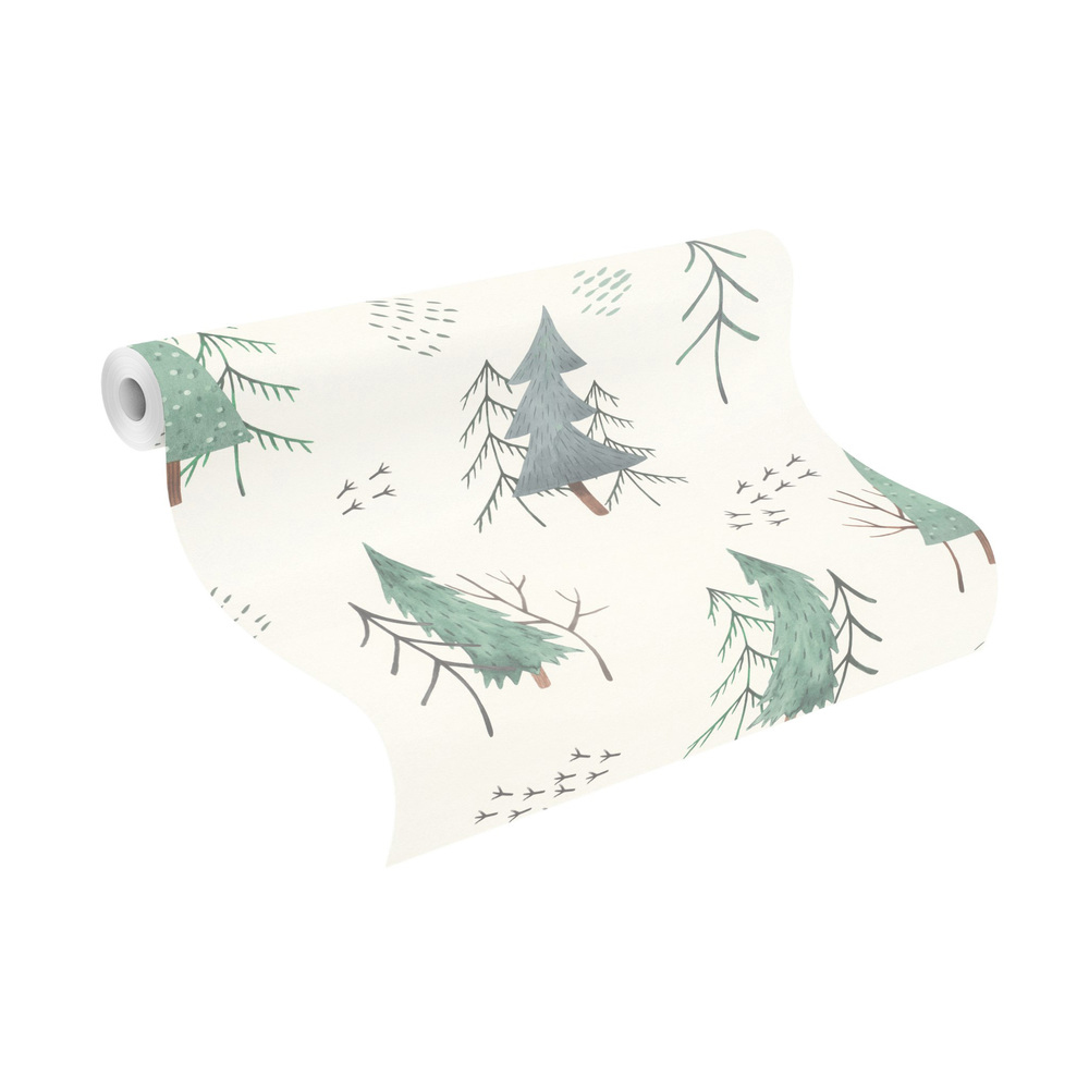 Rasch Vliestapete Kids World Baum Tanne Wald 300734