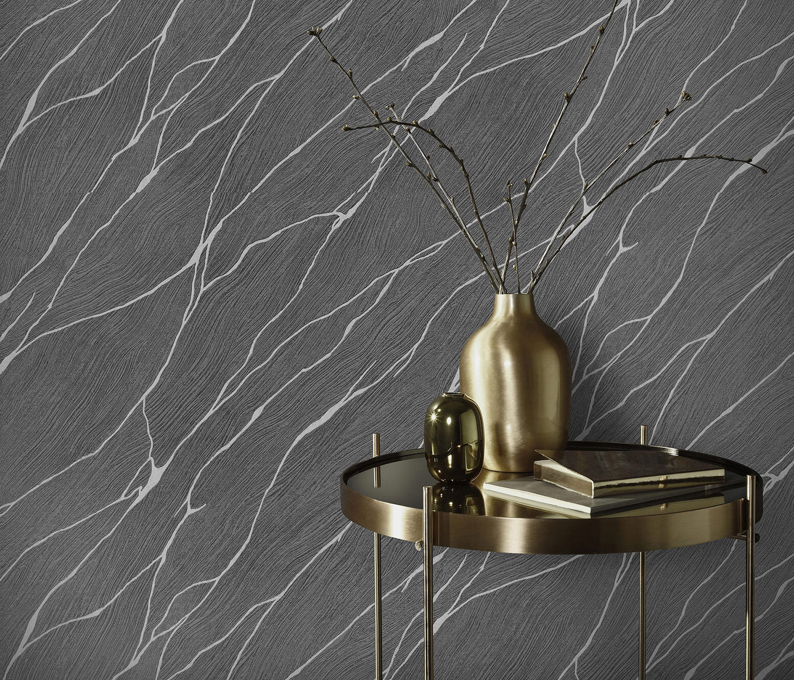 Erismann Vliestapete Opus schwarz 1044015