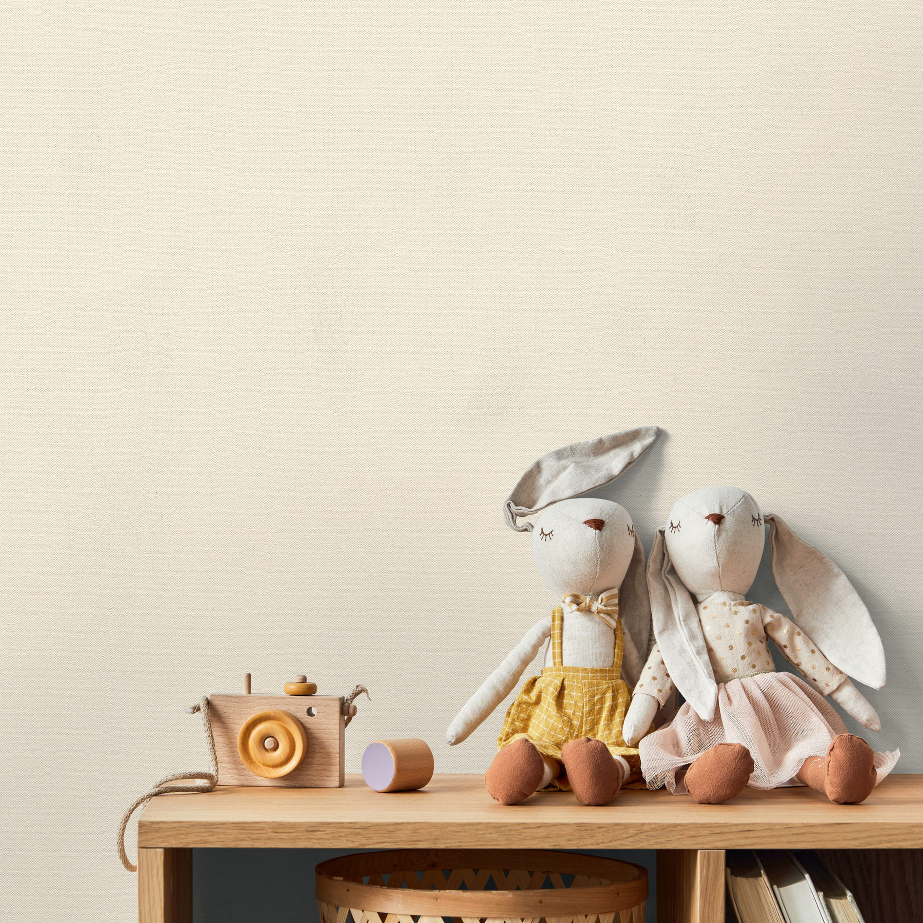 AS Vliestapete Kids Studio Unitapete Weiß 211798