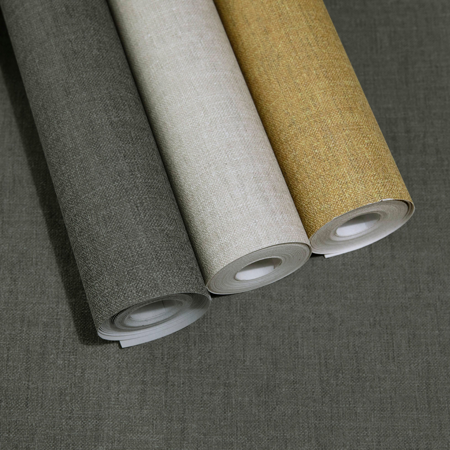 Hohenberger Vliestapete Tesoro Collage Uni Verde 65600