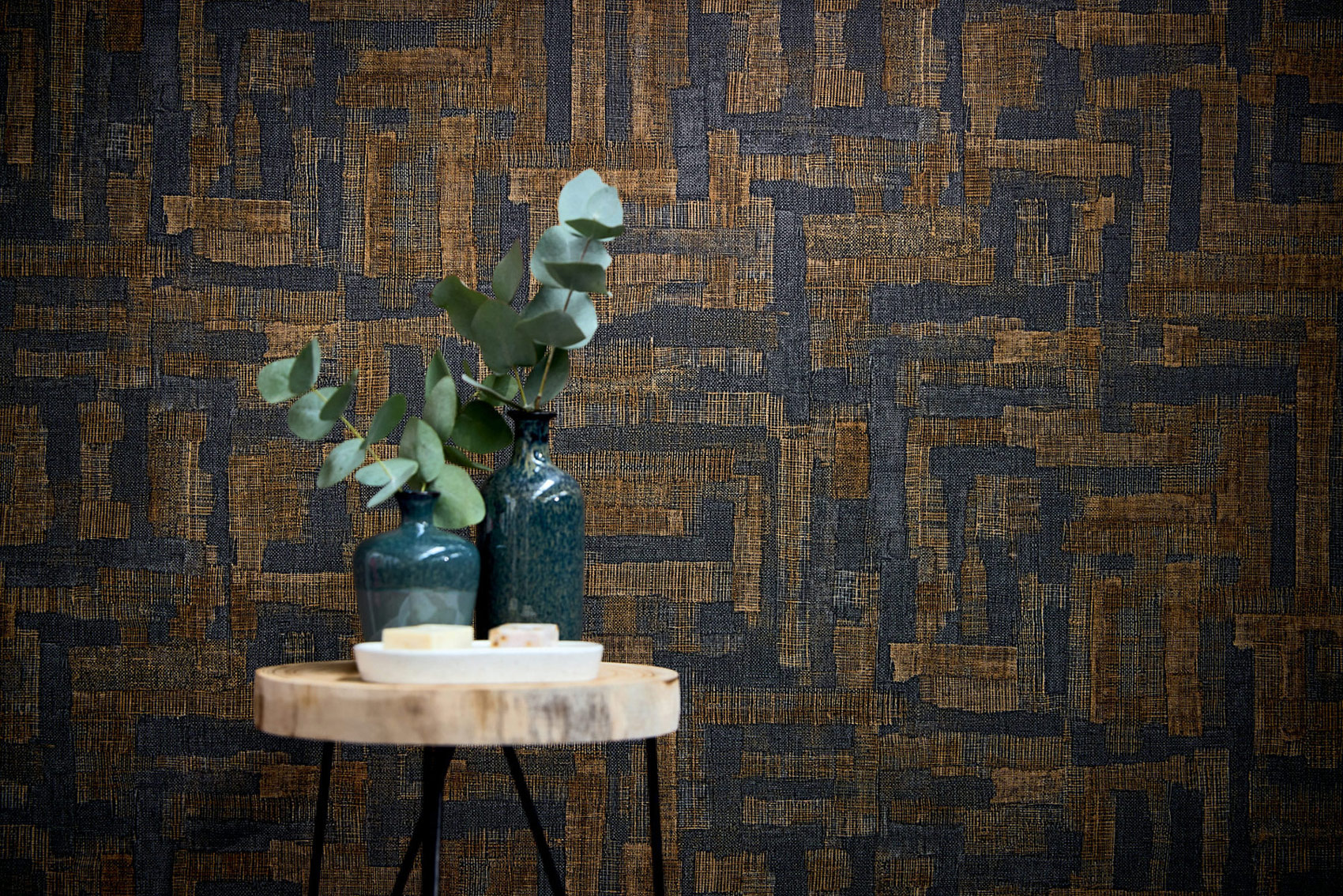 AS Vliestapete MS Hot Spots Ethno Braun 782044