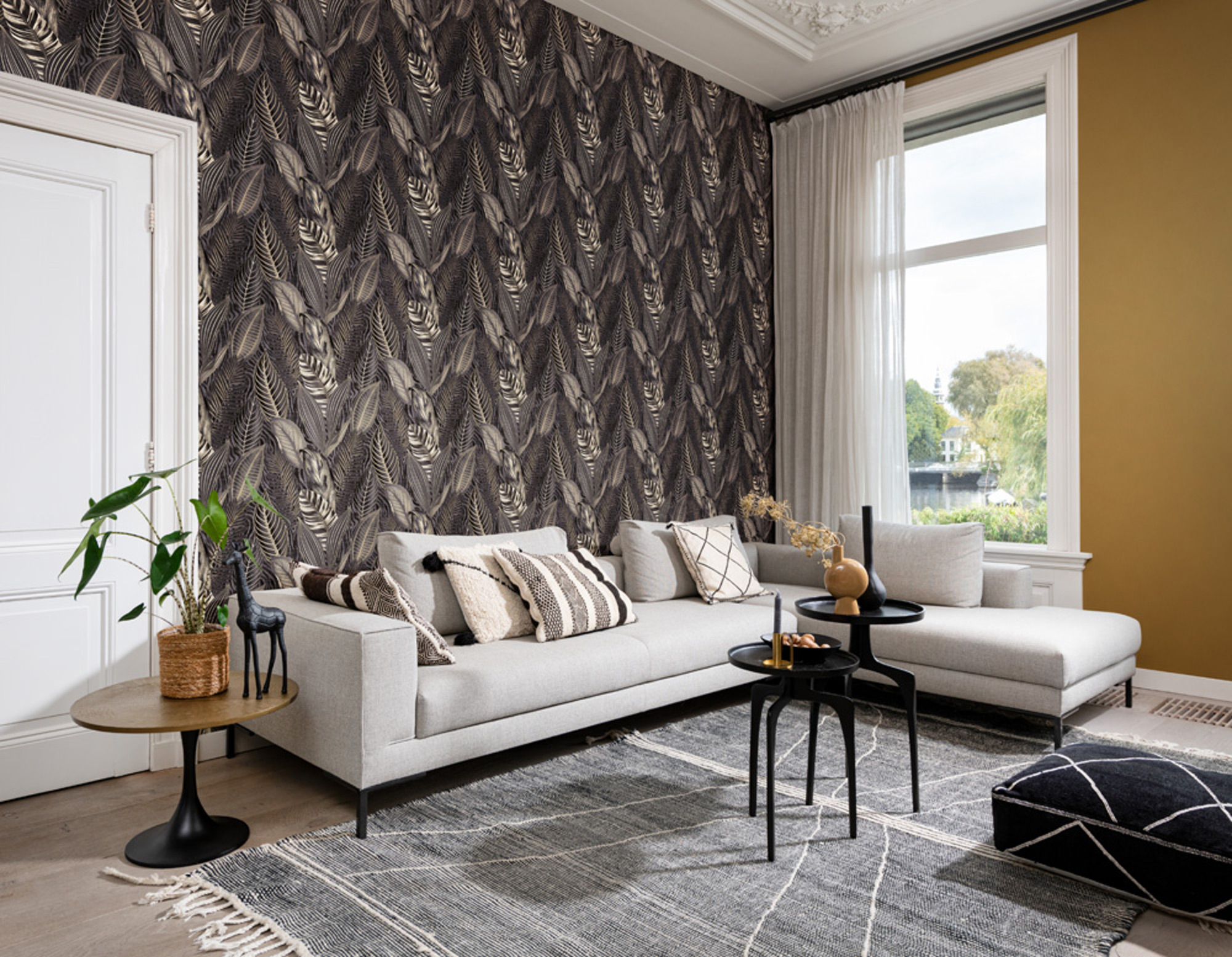 Rasch Vliestapete African Queen 3 Blätter Botanisch 751833