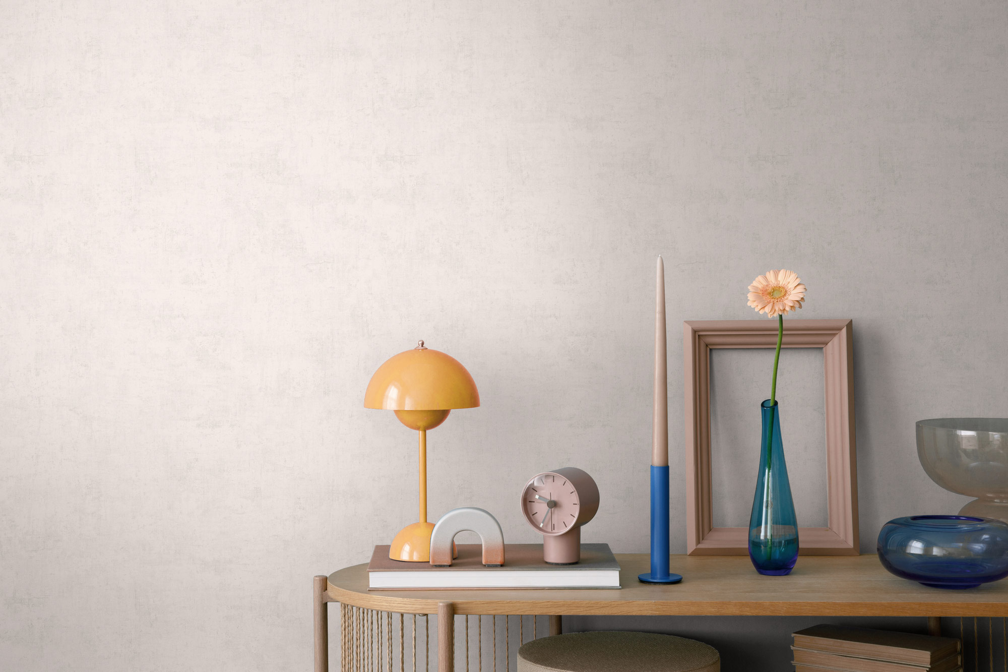 AS Vliestapete Nordic Feeling Unitapete Grau 791543
