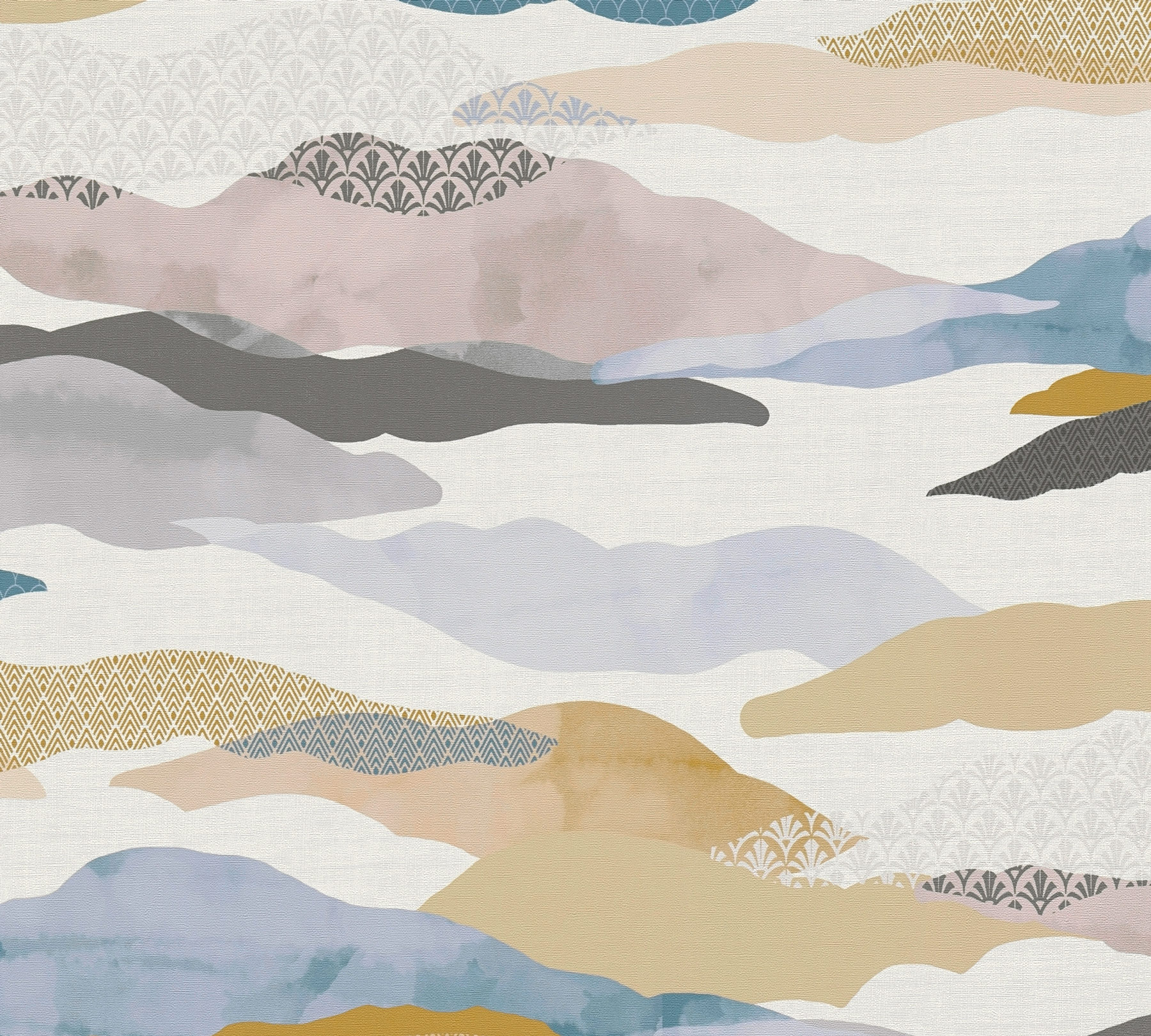 AS Vliestapete PintWalls II Wellen Blau 396991