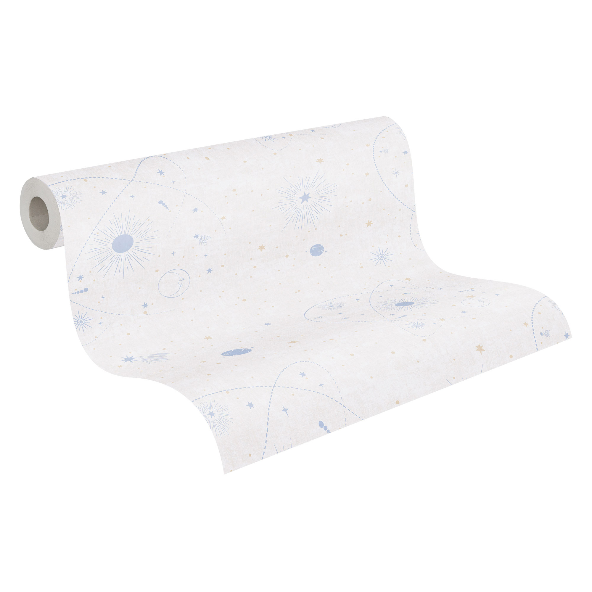 AS Vliestapete Lilly & Luis Weltall Beige 771311