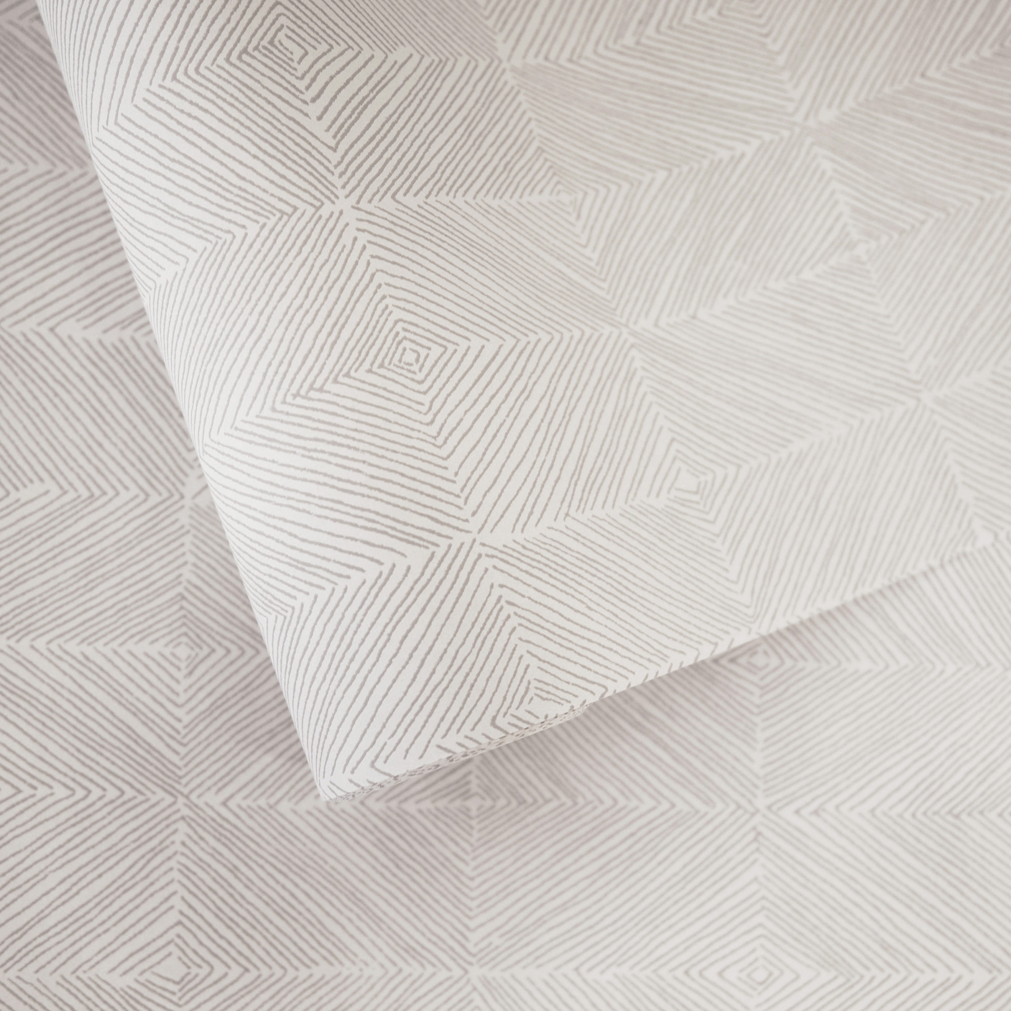 Hohenberger Vliestapete Chalk Rhompus Taupe 65506