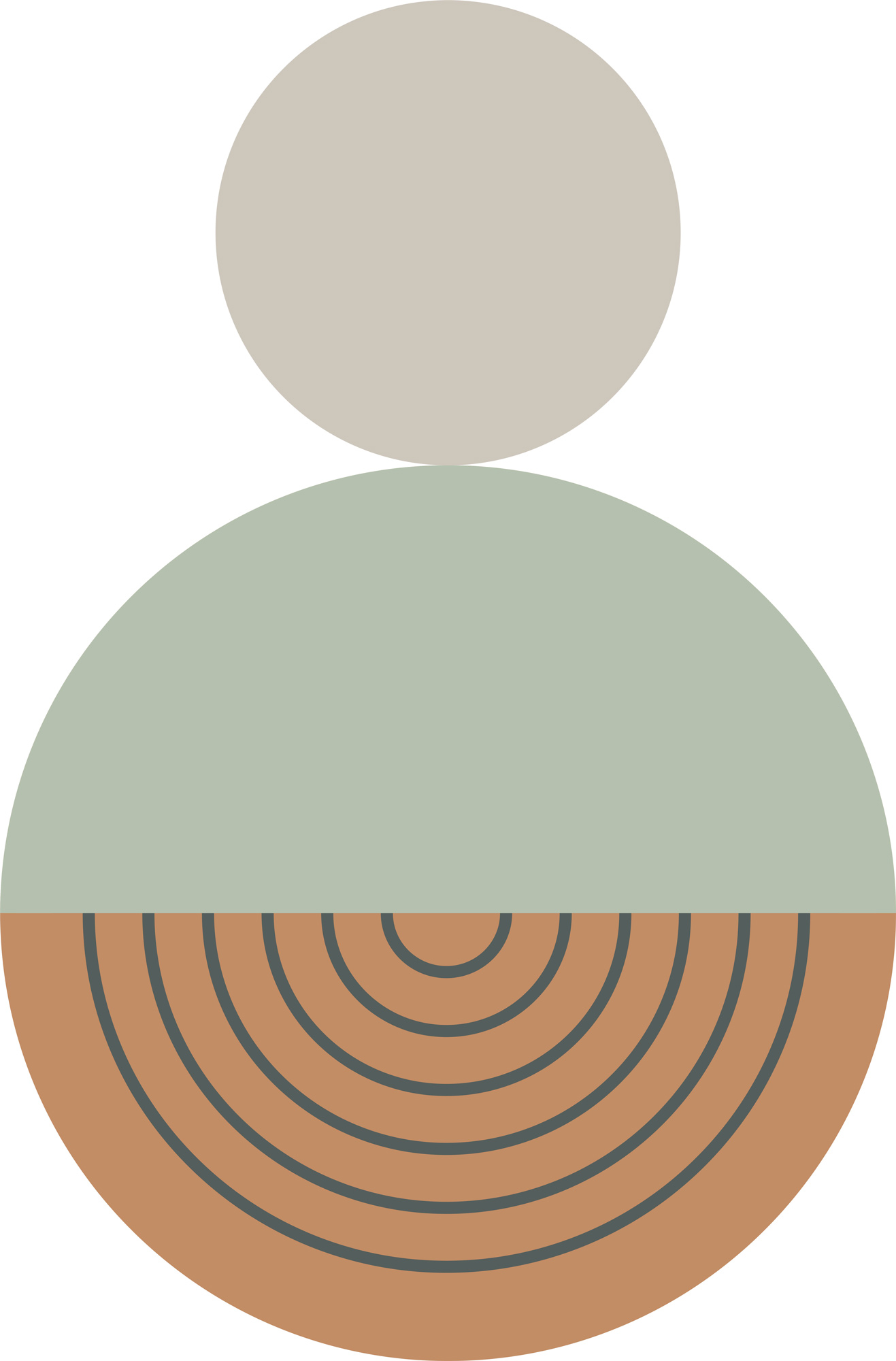 Thomas Fototapete Platin Formen  Deko modular mint