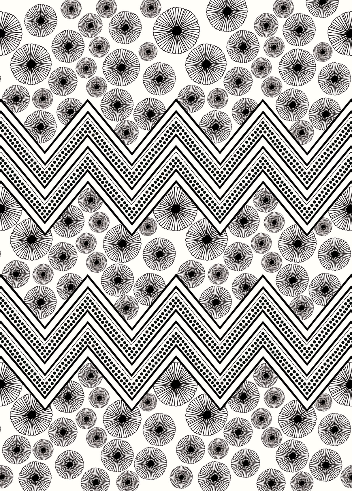 Rasch Fototapete Magic Walls Grafisch Kreise 532043