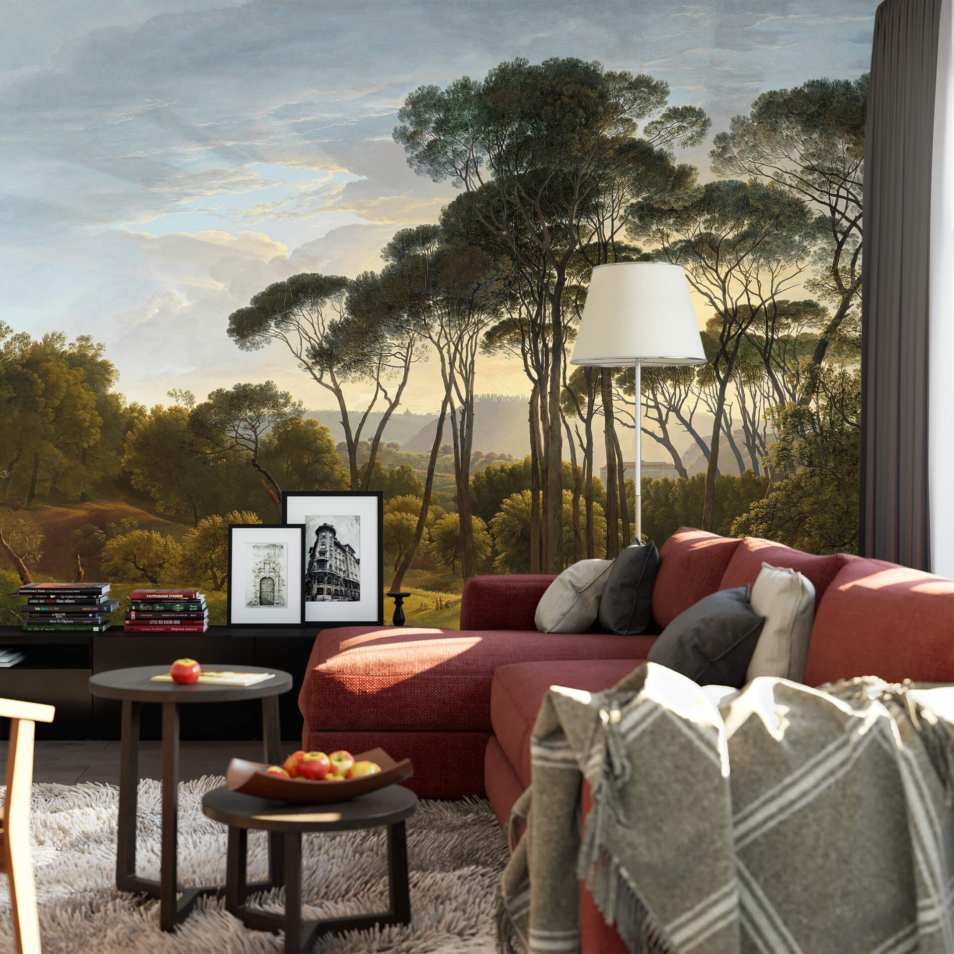 AS Fototapete Designwalls 2.0 Italian Landscape with Umbrell