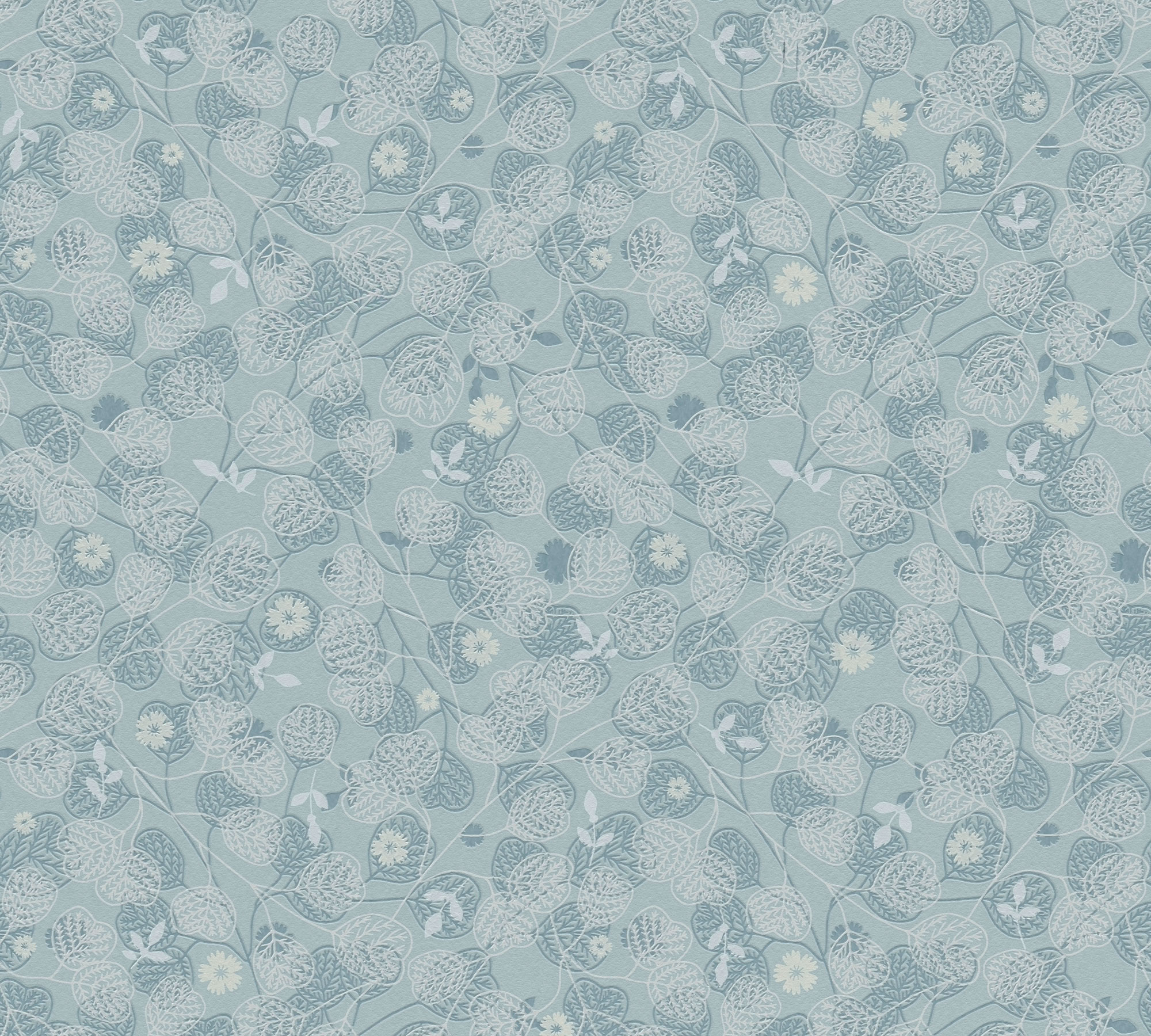 AS Vliestapete MS Travel Styles Blätter Blau 391114 AS Vliestapete MS Travel Styles Blätter Blau 391114