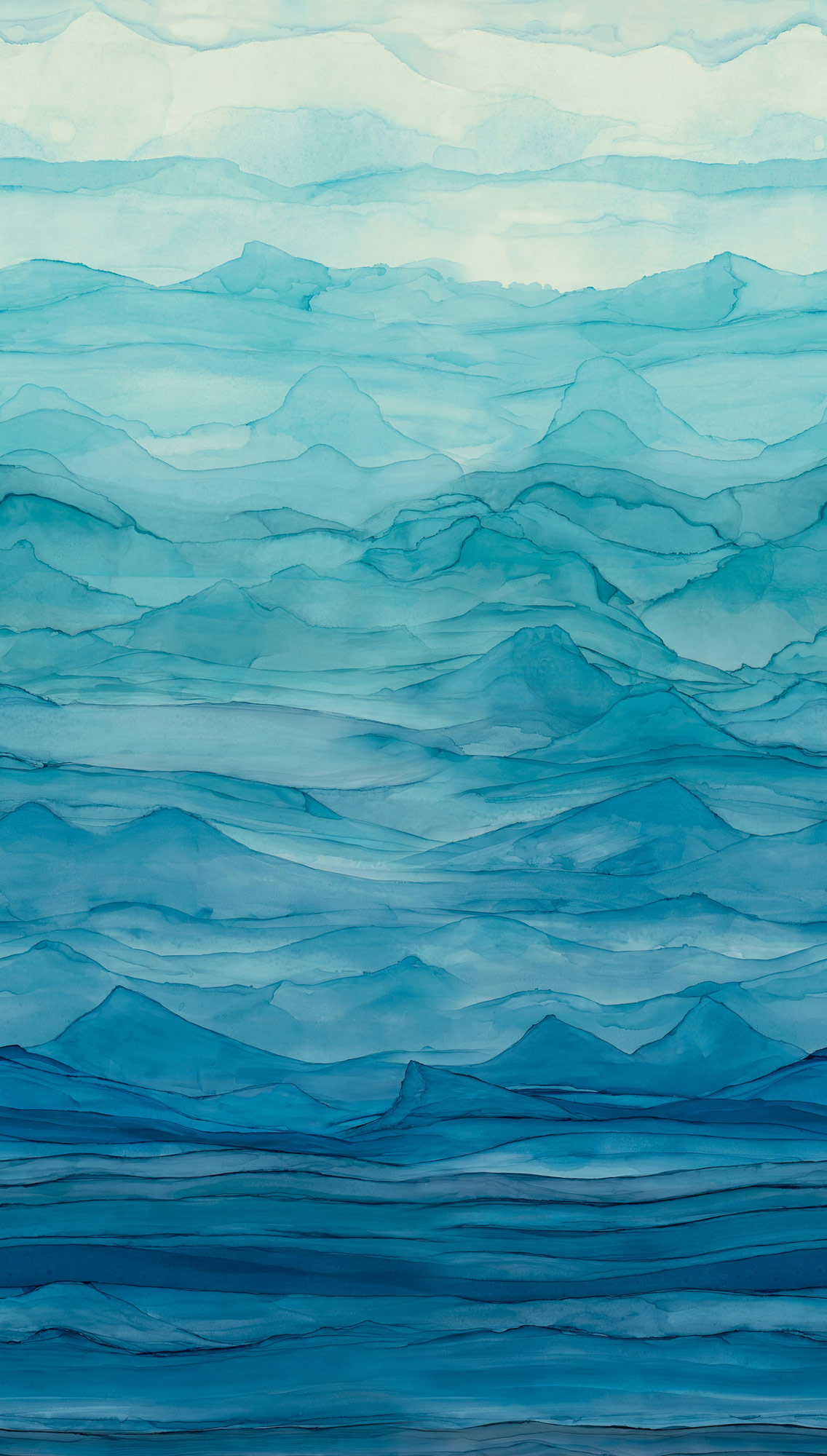 AS Fototapete The Wall 4 Abstrakt Blau 398181