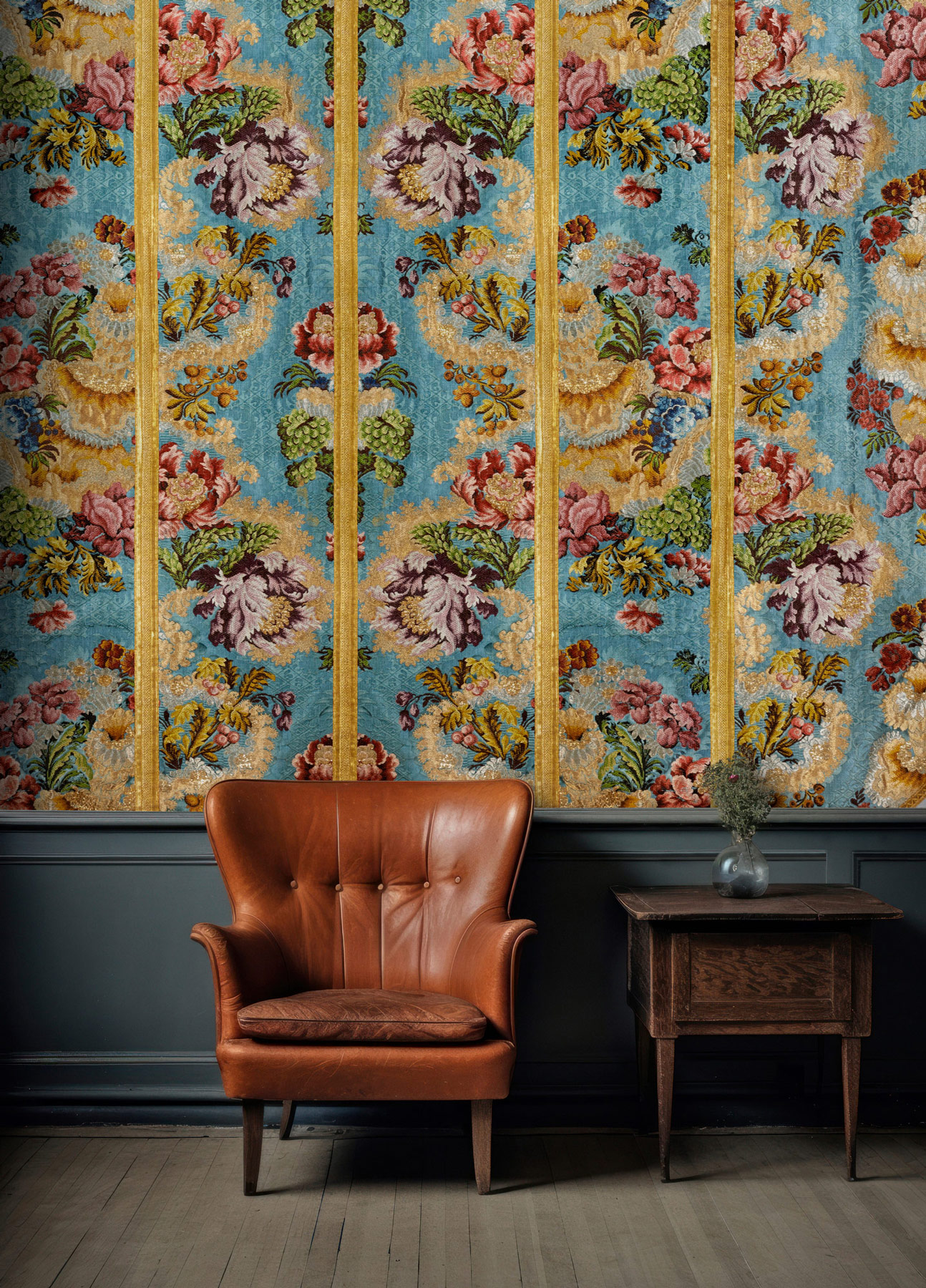 AS Fototapete Walls by Patel 5 Blumen Türkis DD134543