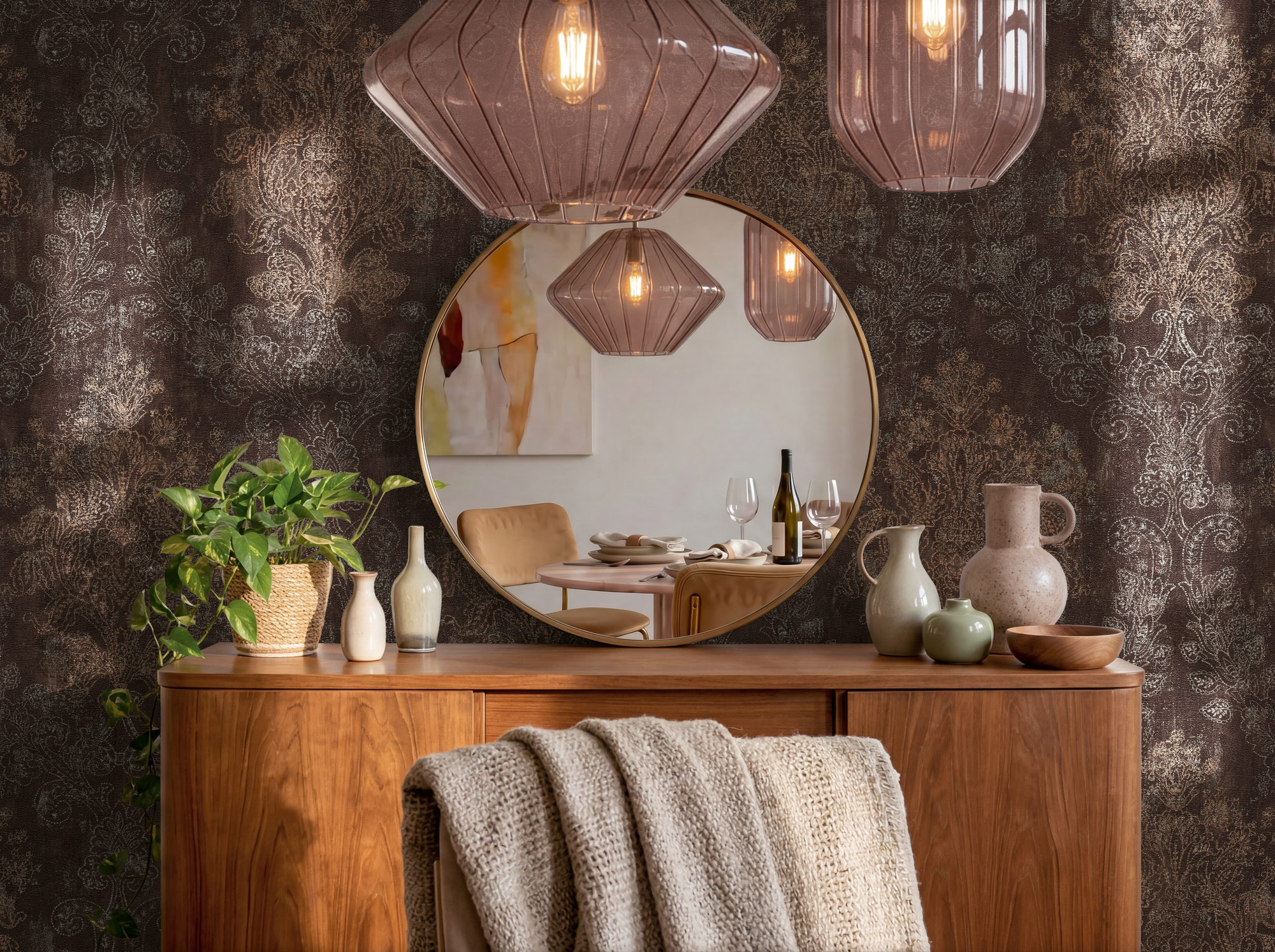 AS Vliestapete Trend Spectrum Barocktapete Braun 792284
