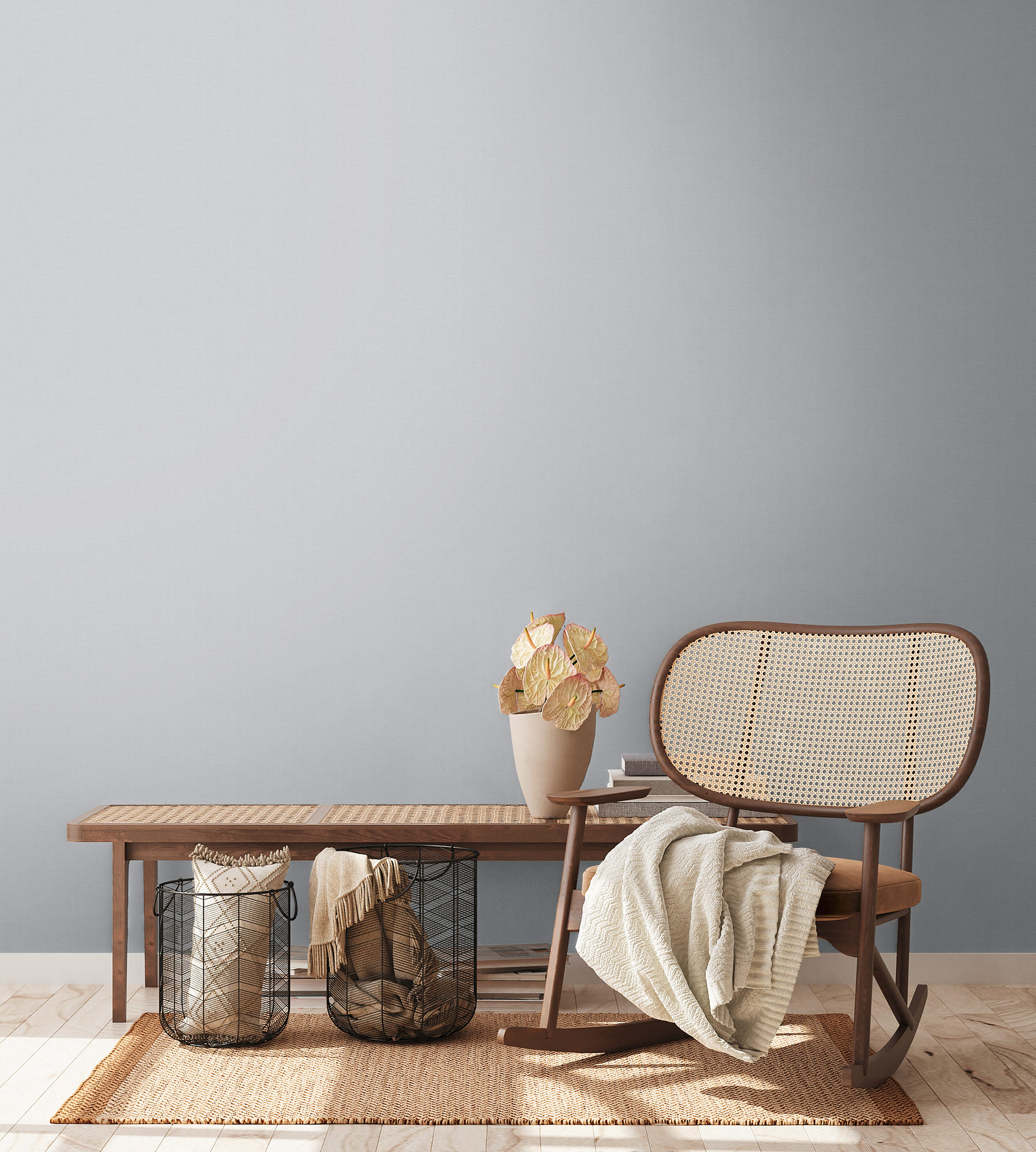 AS Vliestapete PintWalls 3 Unitapete Grau 389032