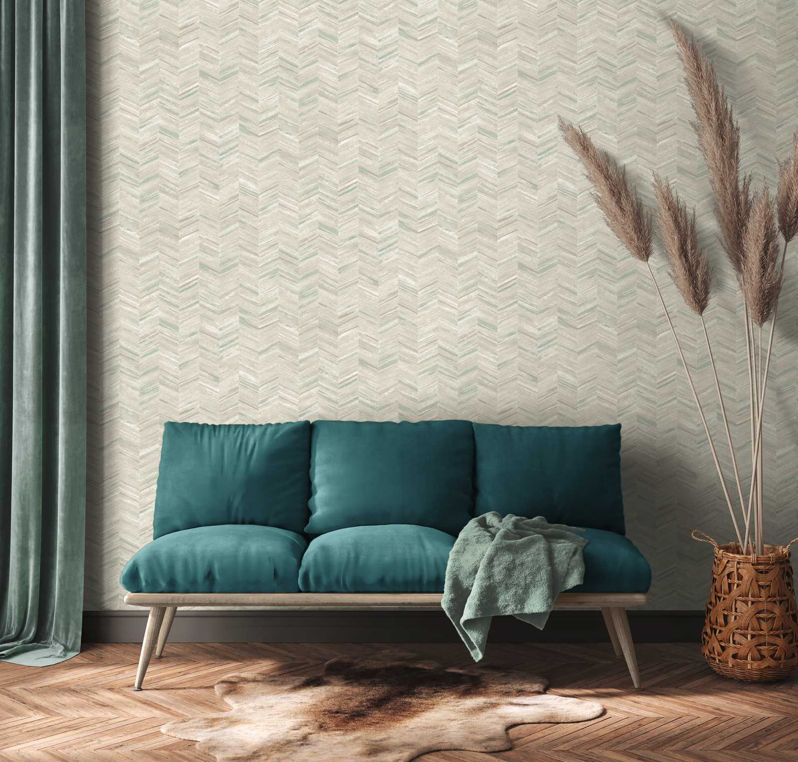 AS Creation Vliestapete Geo Effect grau 383094