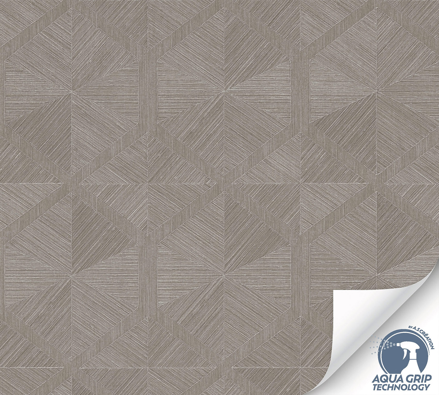 AS Vliestapete Cosiness Designdrop 2 Grafik Grau 793194