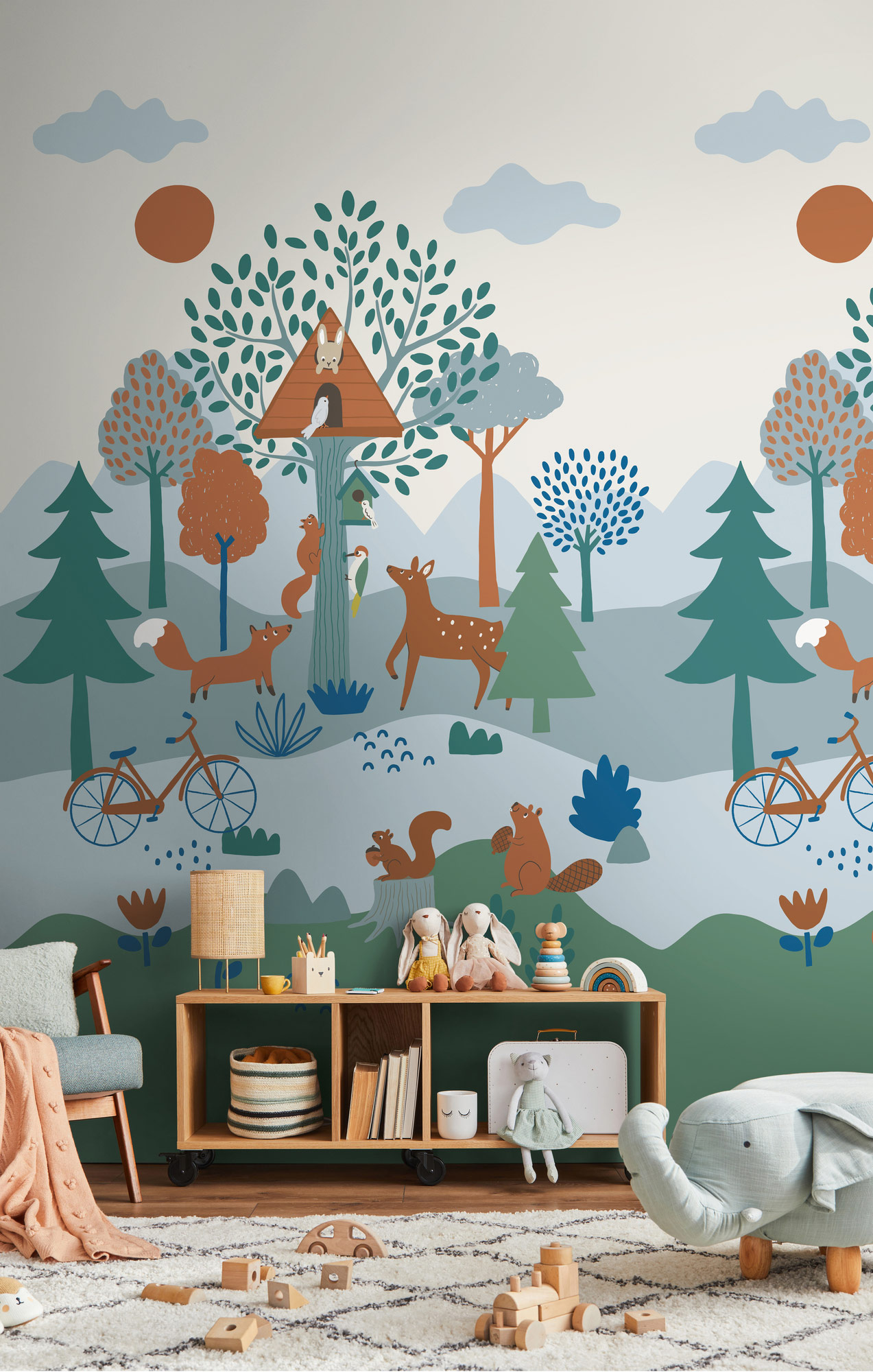 AS Fototapete Kids Studio Kinder Blau 792882