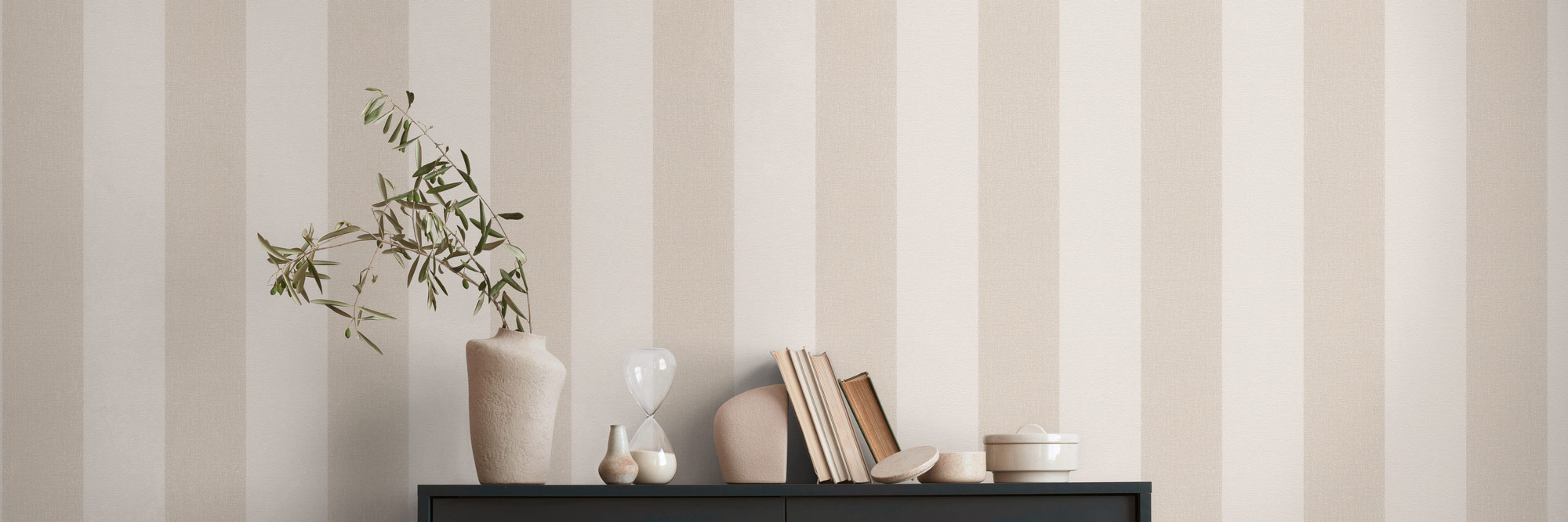 AS Vliestapete Pure Elegance Streifen Weiß 948342