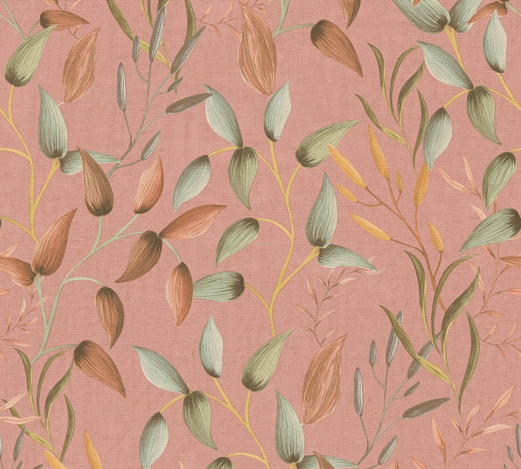 AS Vliestapete PintWalls II Blätter Rosa 397453