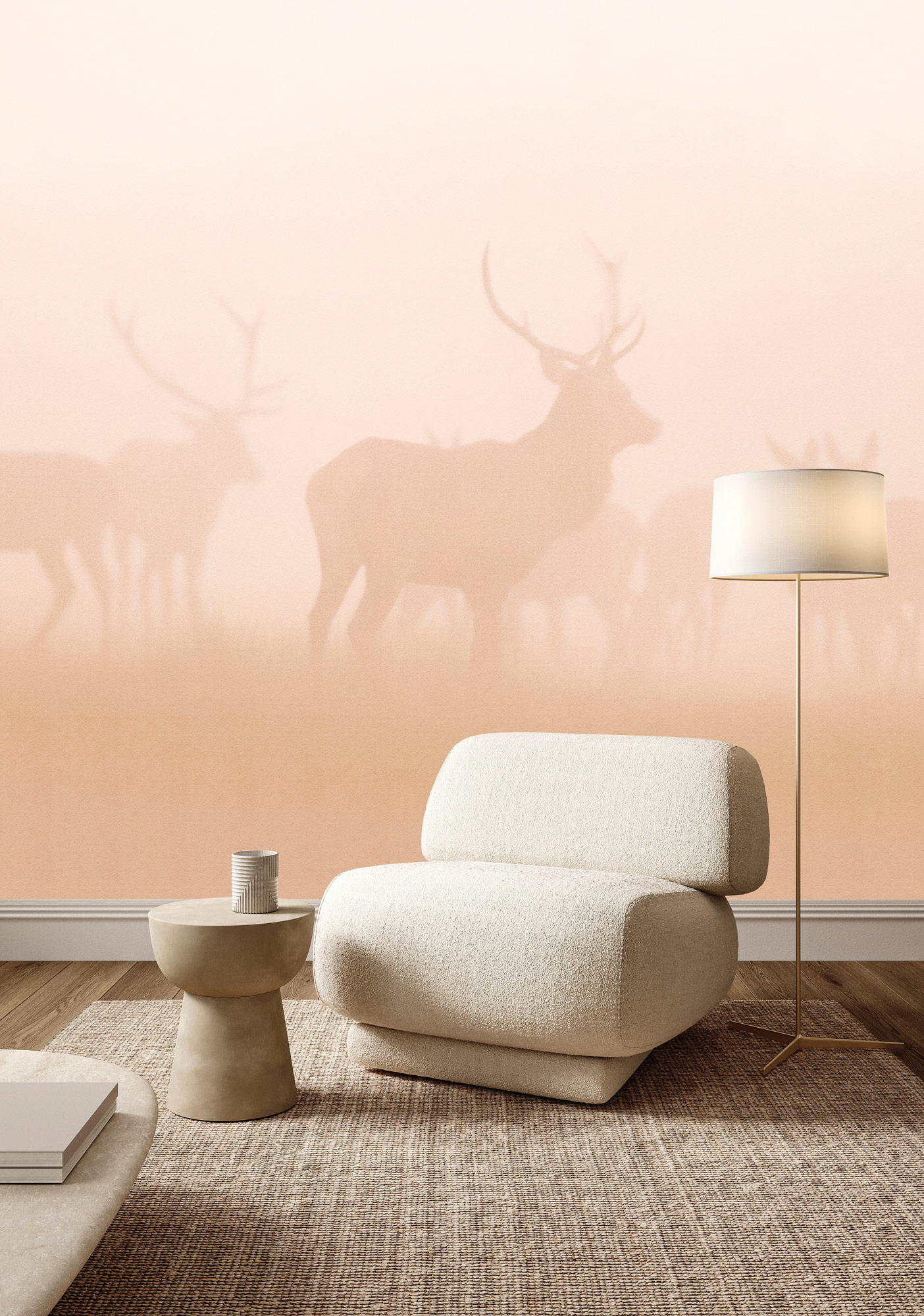 AS Fototapete Walls by Patel 5 Hirsche Oange DD134699