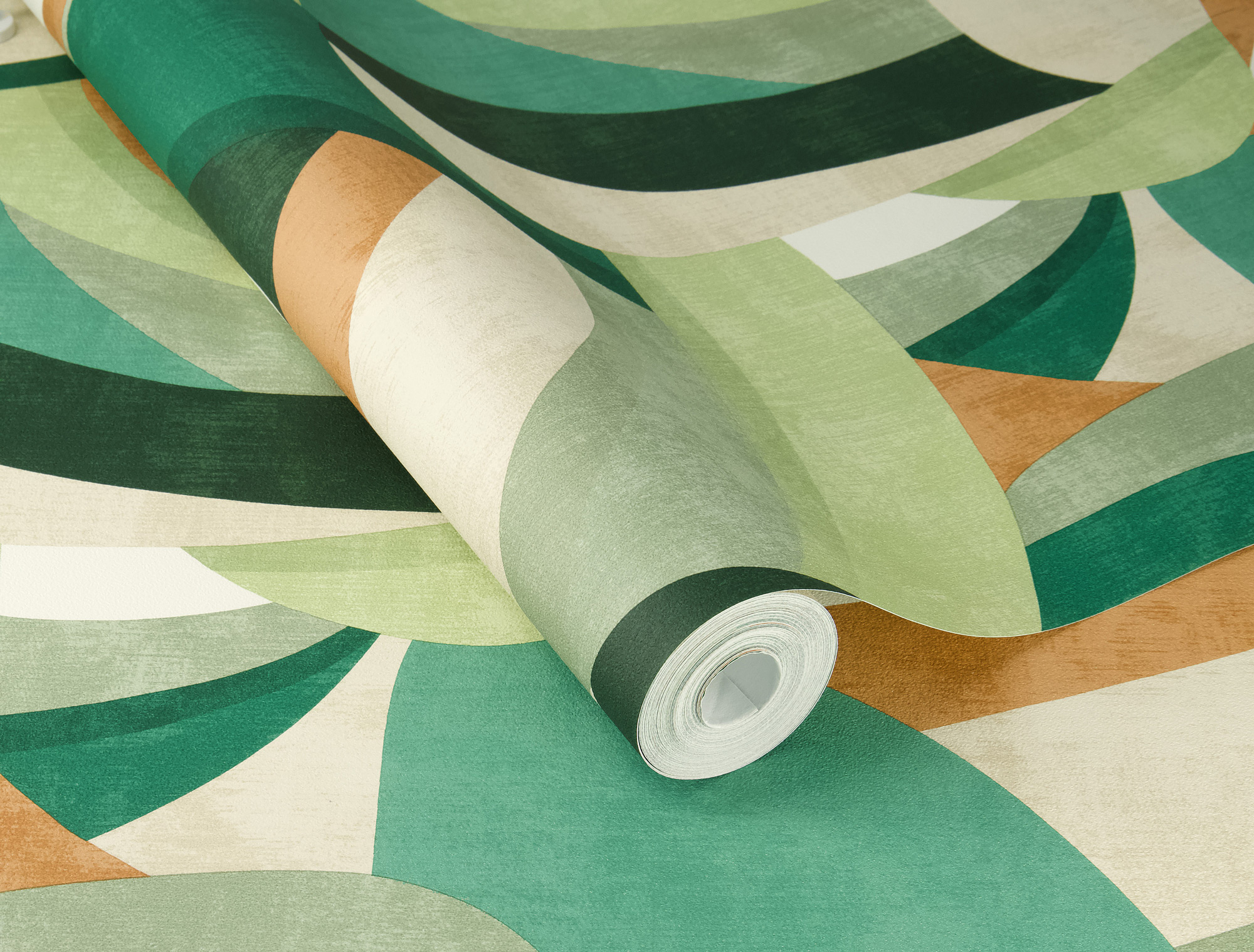 Rasch Vliestapete Allegretto Grün-Hellgrün 791310